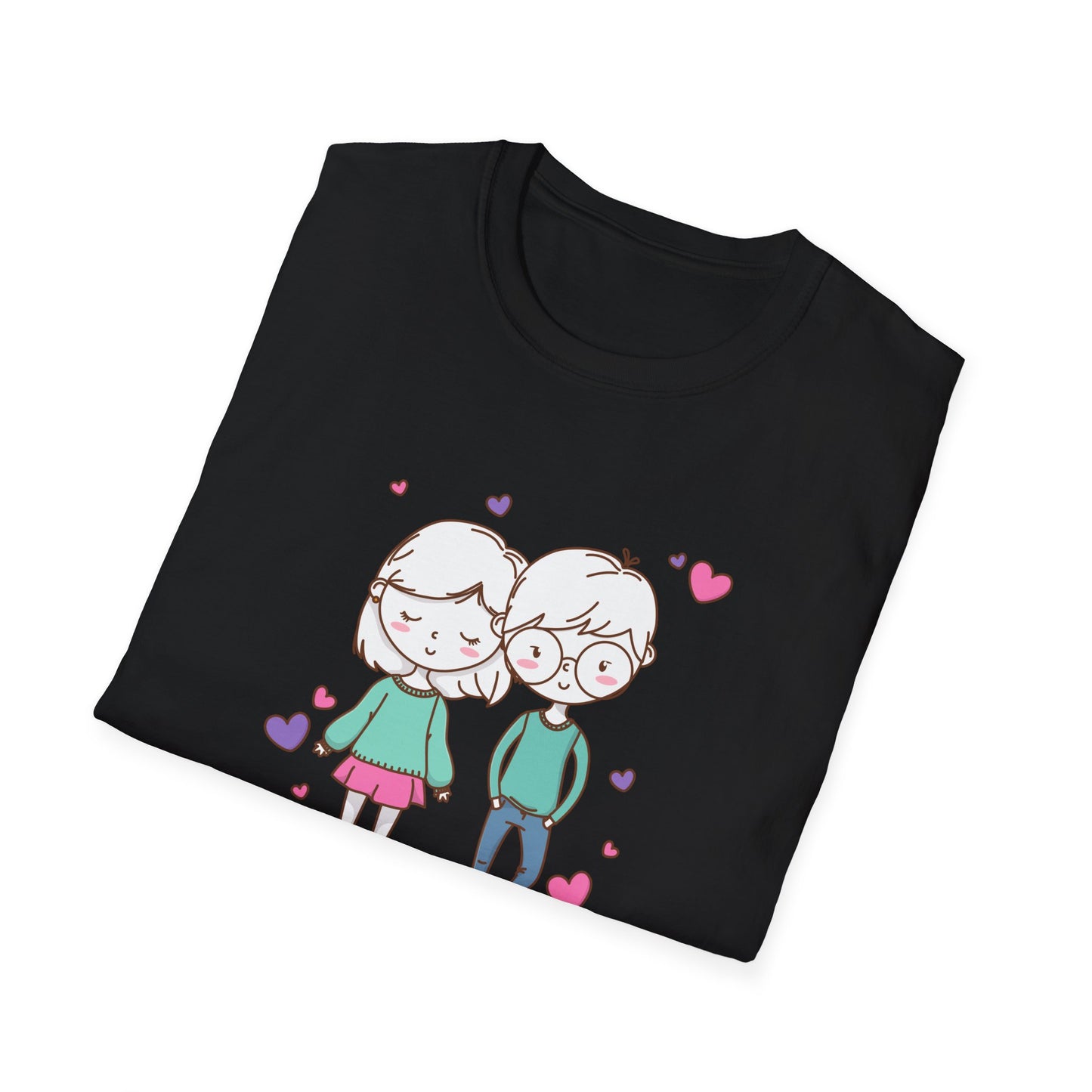 Cute Couple, Love You - Unisex Softstyle T-Shirt - 11528