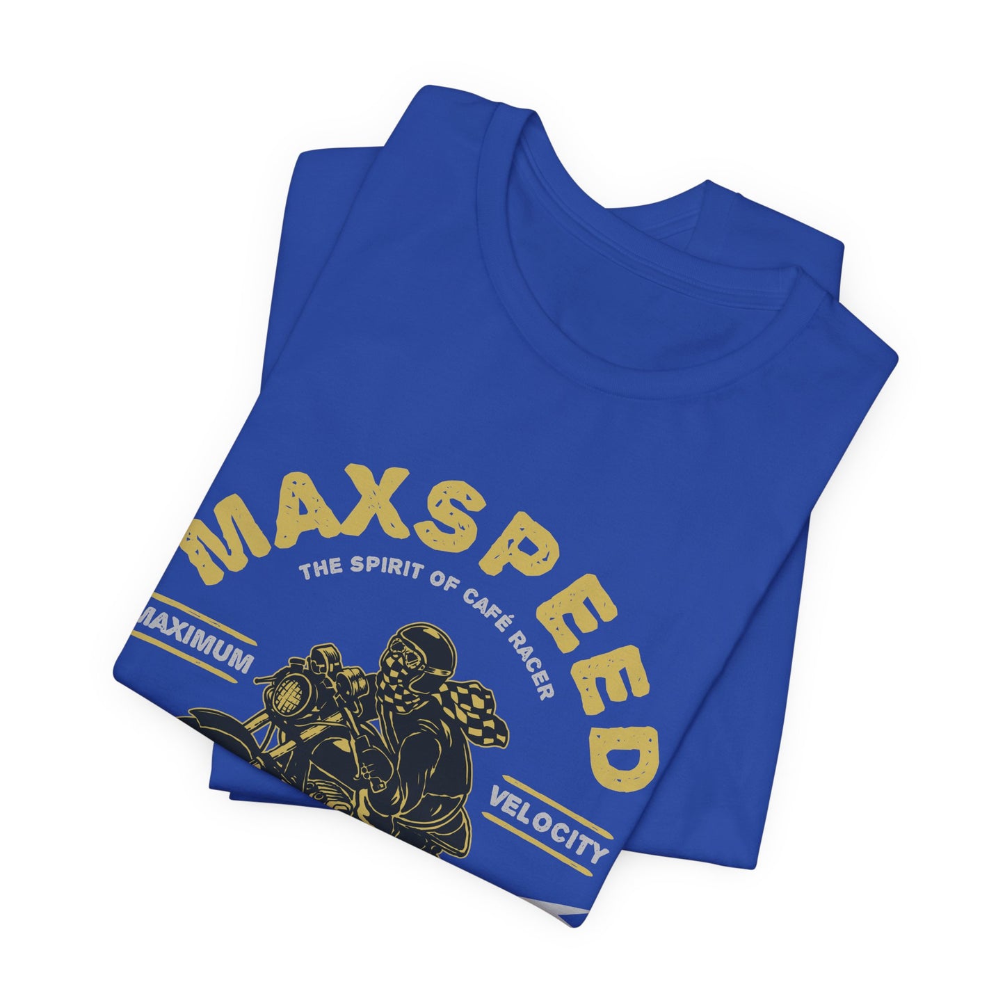 Maxspeed, The Spirit of Cafe Racer - Unisex Jersey Short Sleeve Tee - 13636
