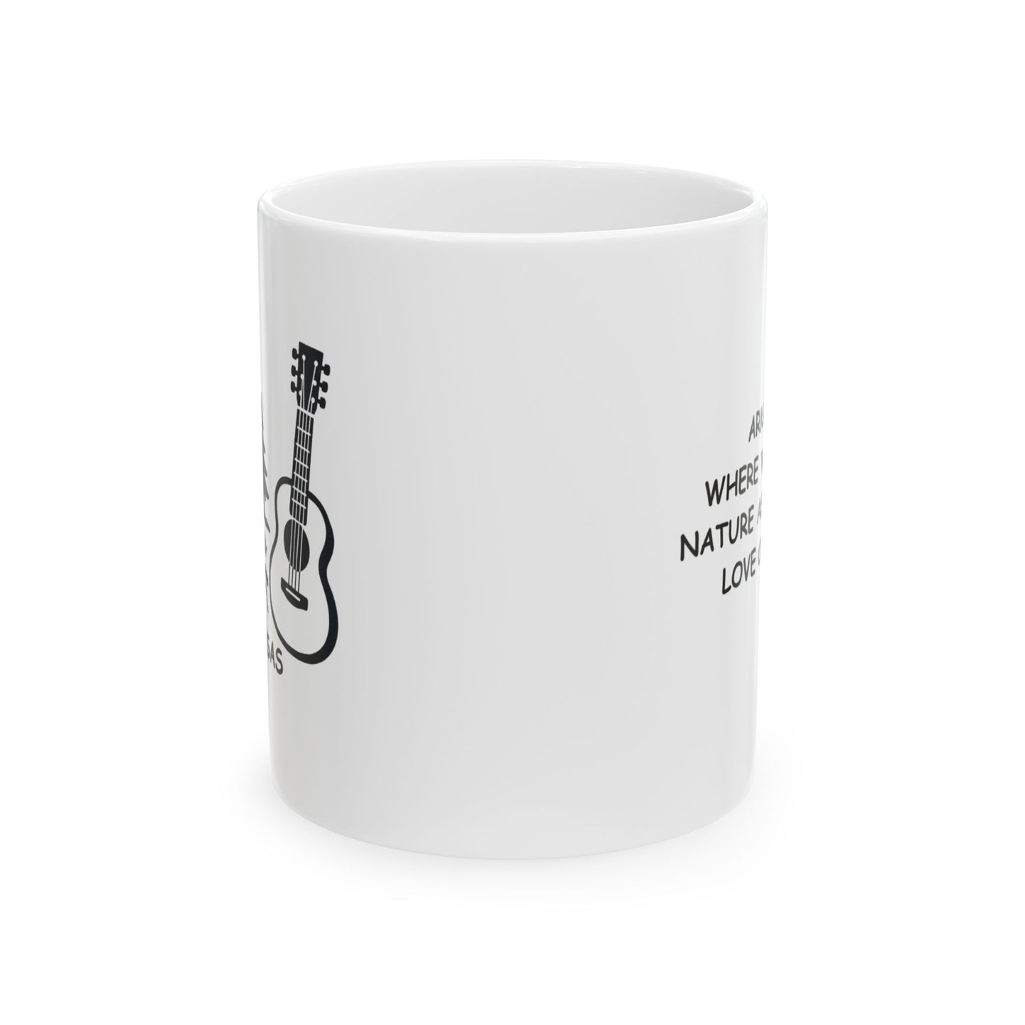 "Arkansas: Where we love our nature as much as we love our music." Ceramic Mug - 13361