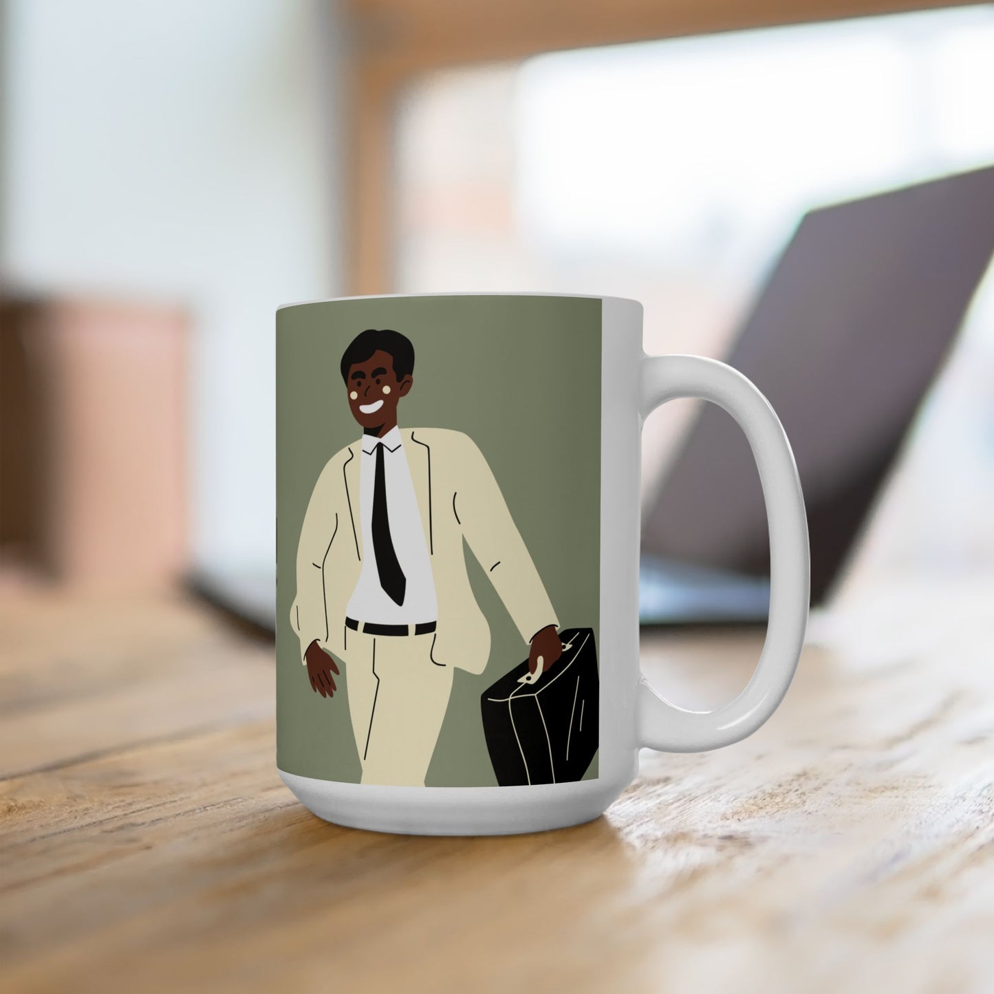 Father's Day Inspired Ceramic Mug - Perfect Gift for Dad, Inspirational Coffee Cup, Unique Father's Day Mug, 11oz 15oz - 14039