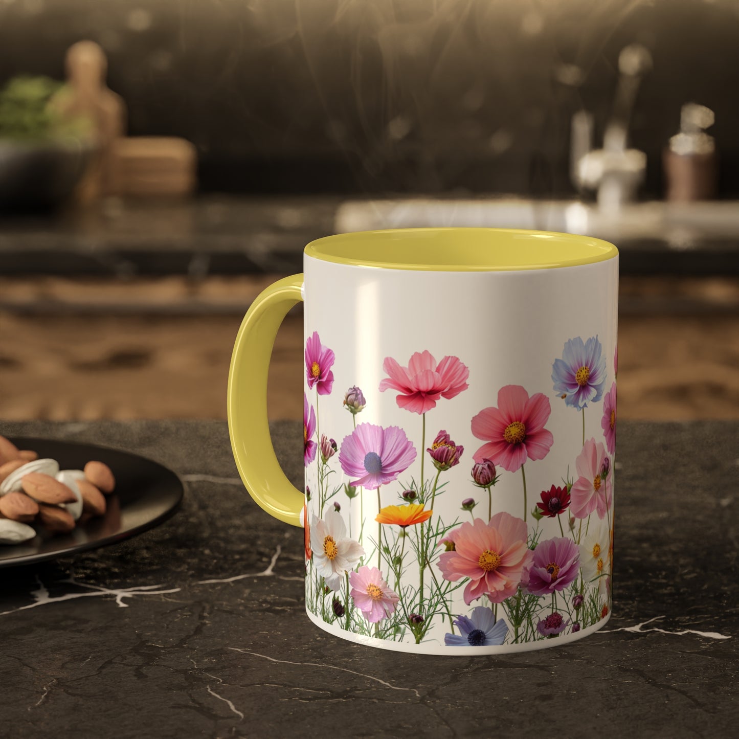 Bright Flowers - Colorful Mugs, 11oz