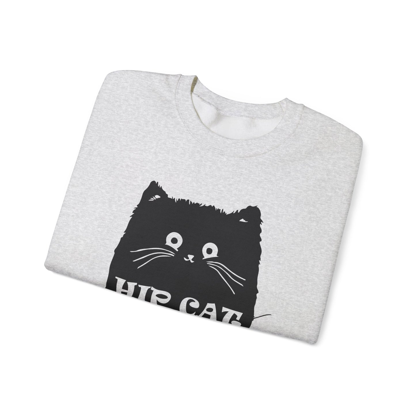 Hip Cat - Unisex Heavy Blend™ Crewneck Sweatshirt