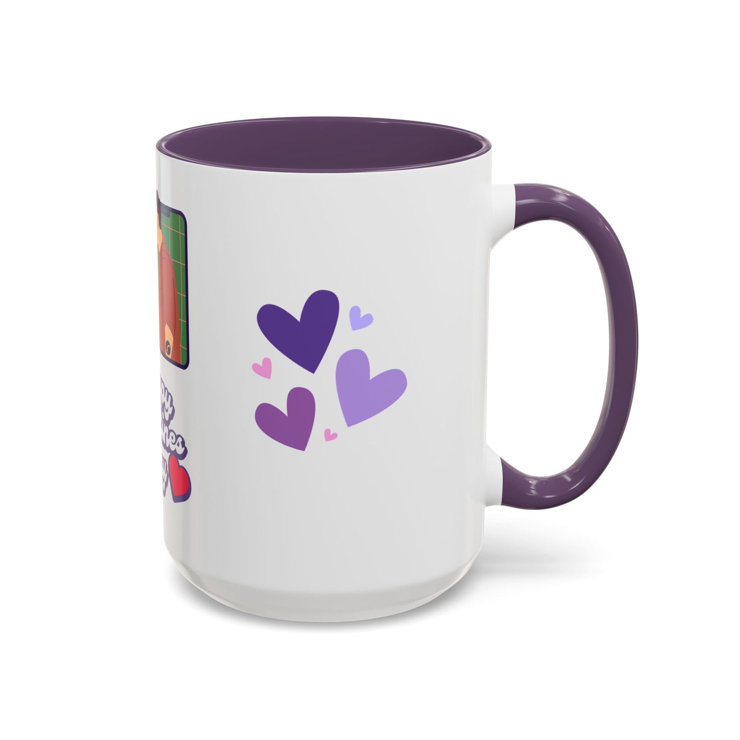 Happy Valentine's Day - Accent Coffee Mug (11, 15oz) - 11593