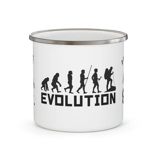 Camping: Evolution - Enamel Camping Mug