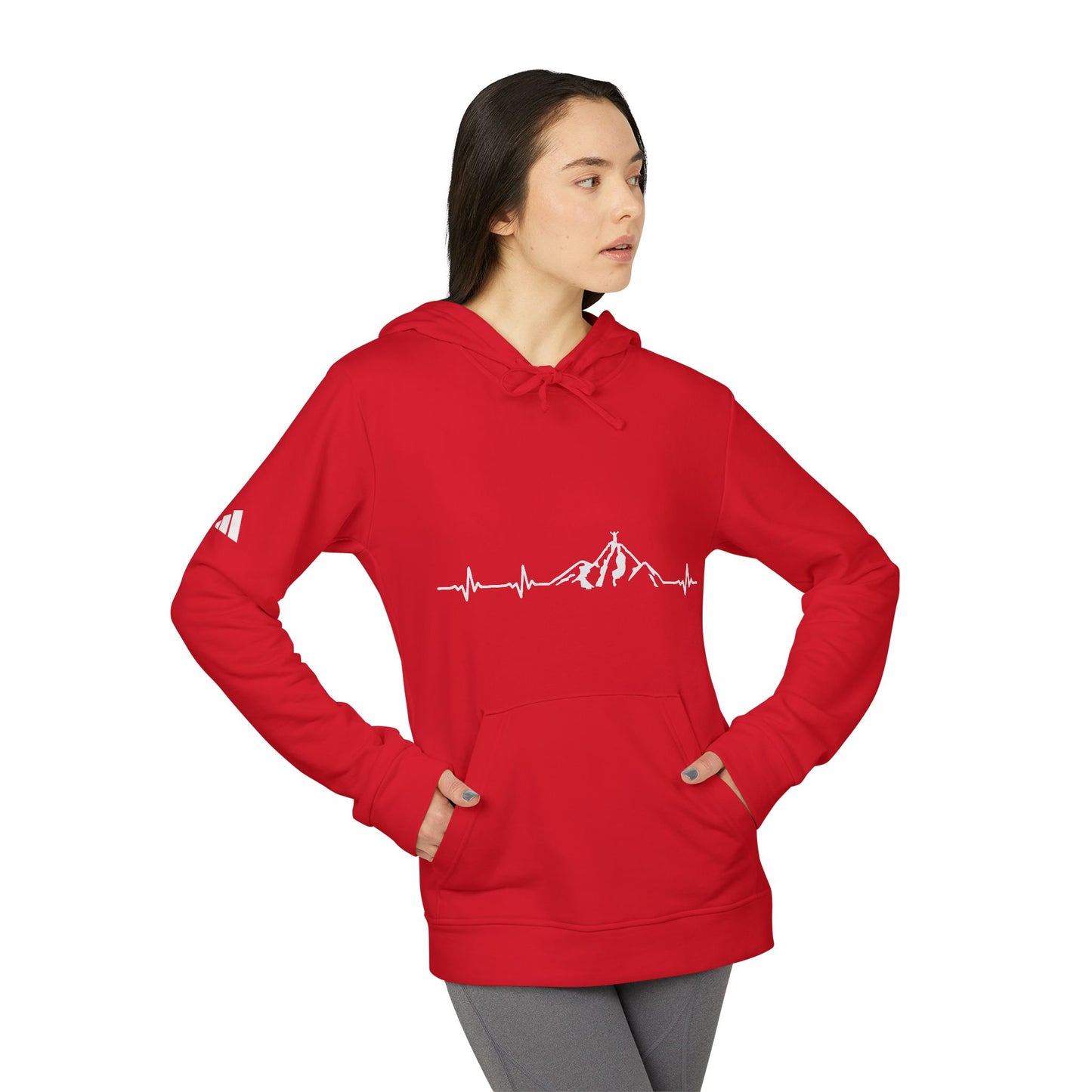 Camping - Adidas Unisex Fleece Hoodie - 10728