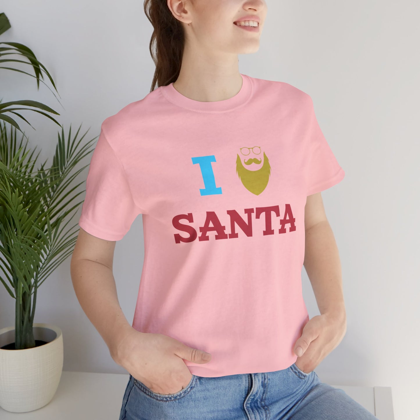 Christmas: I Love Santa - Unisex Jersey Short Sleeve Tee