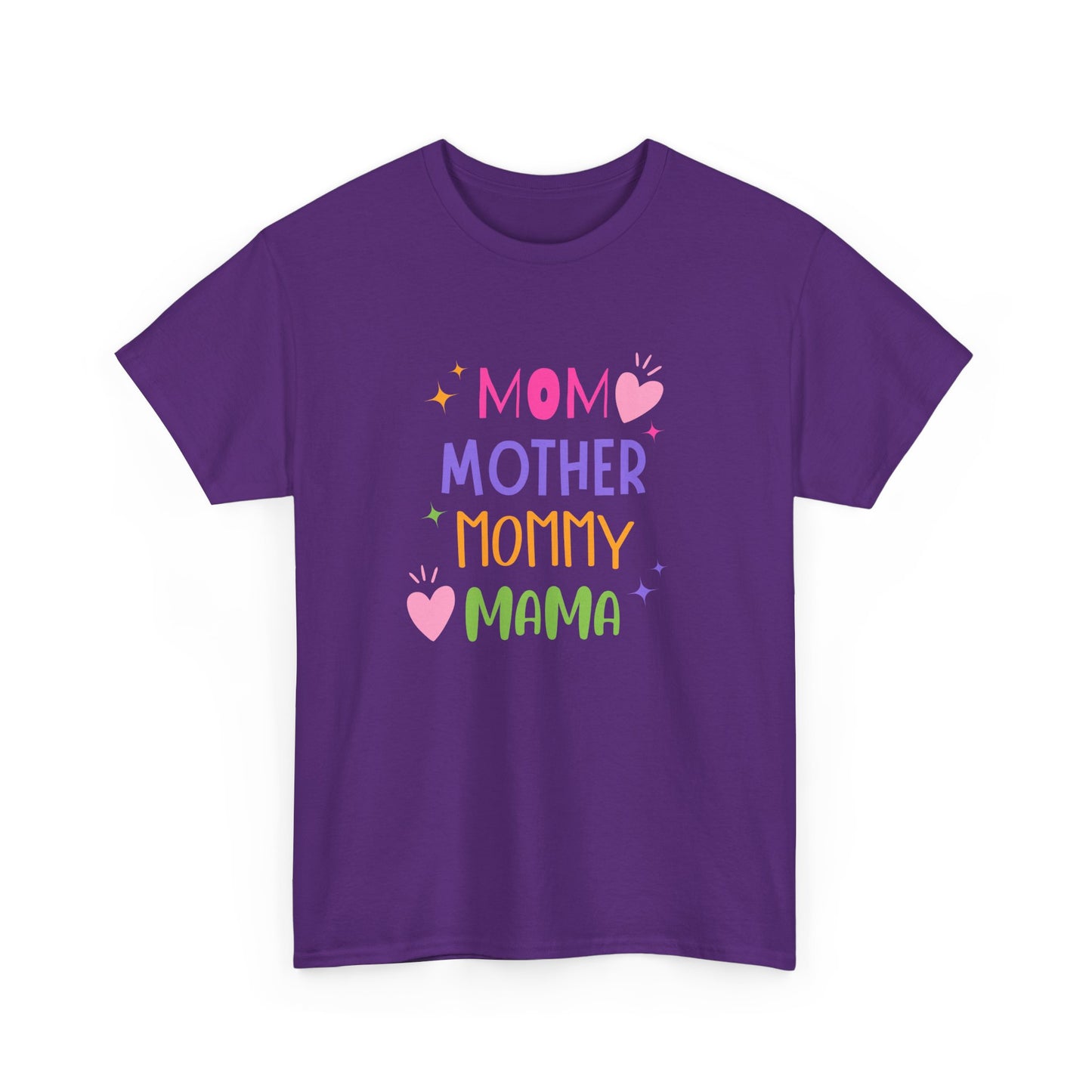 Mom, Mama, Mummy, Mother - Unisex Heavy Cotton Tee - 11715