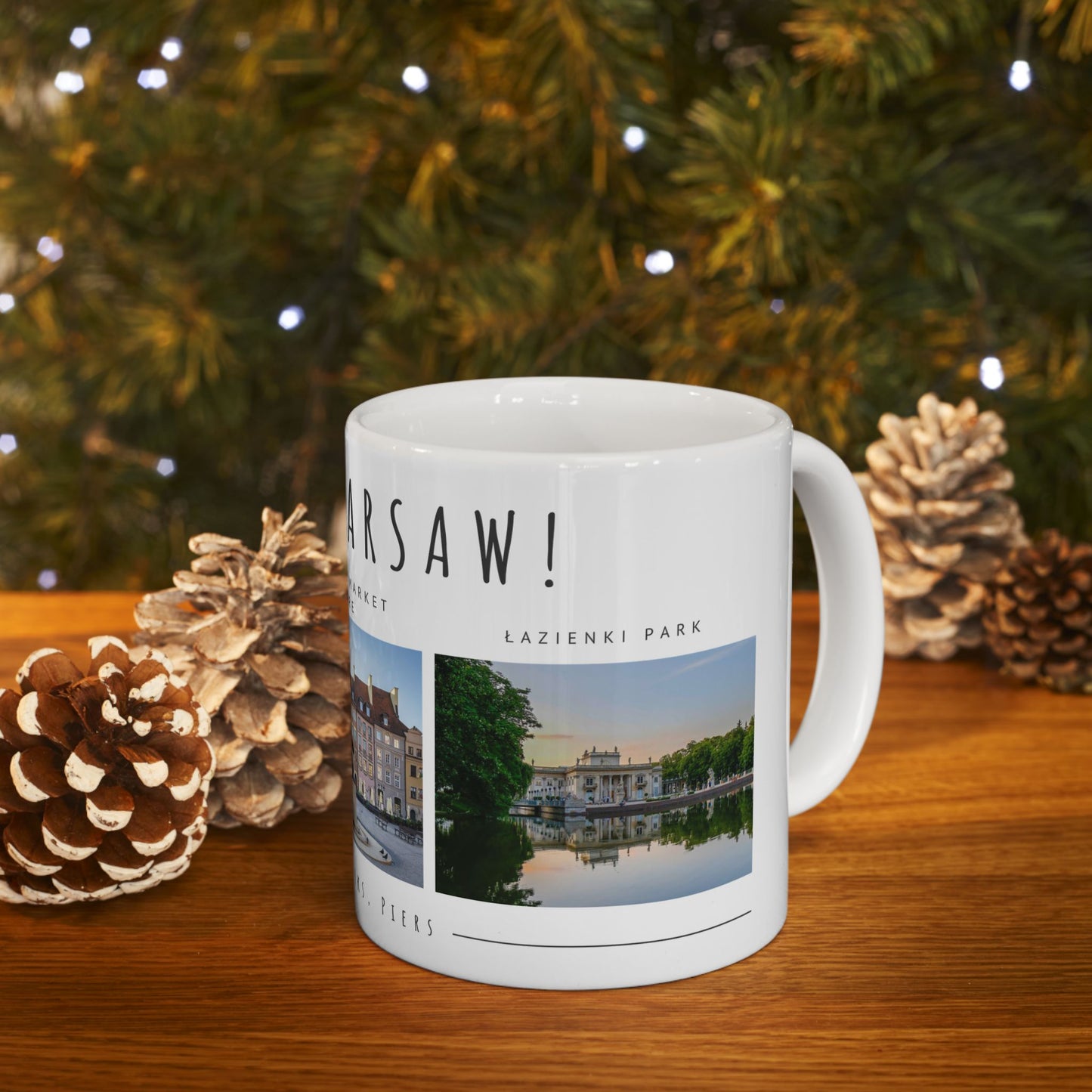Hello Warsaw! Travel Ceramic Mug - 11oz & 15oz - 12092