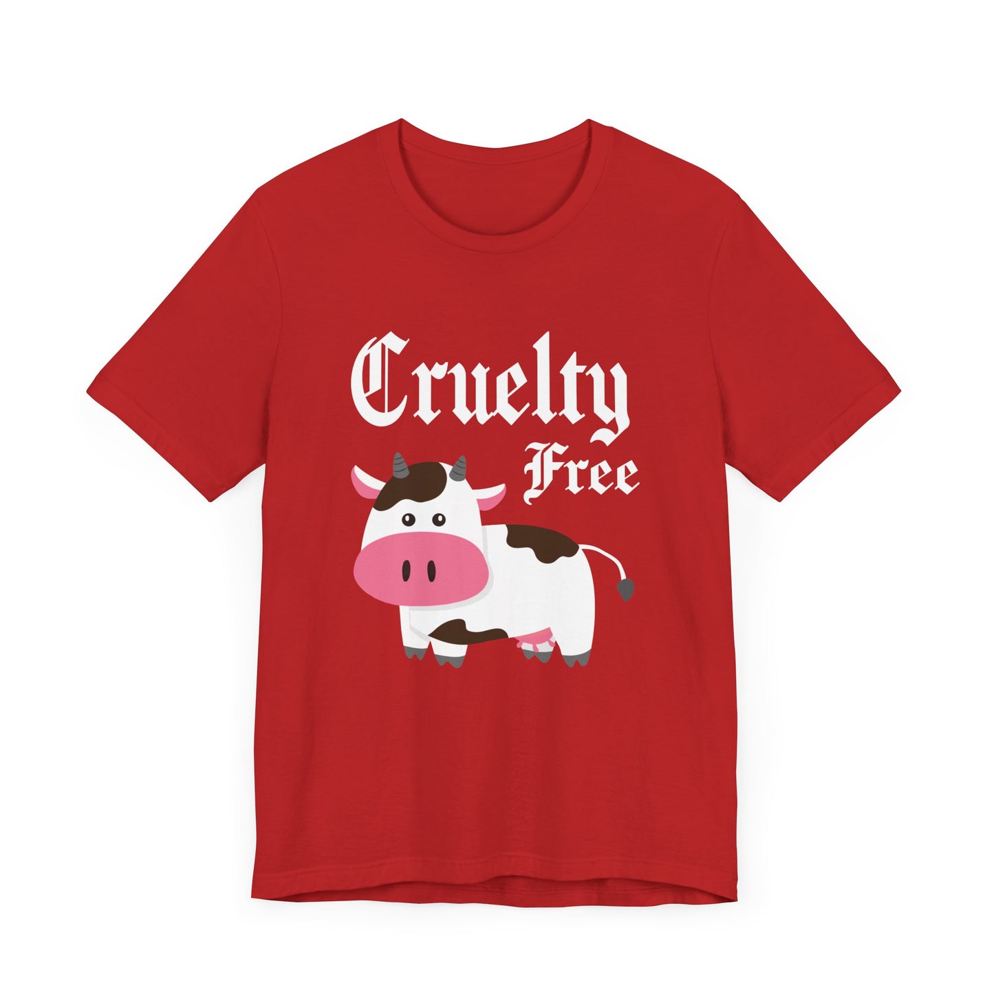 Vegan: Cruelty Free - Unisex Jersey Short Sleeve Tee