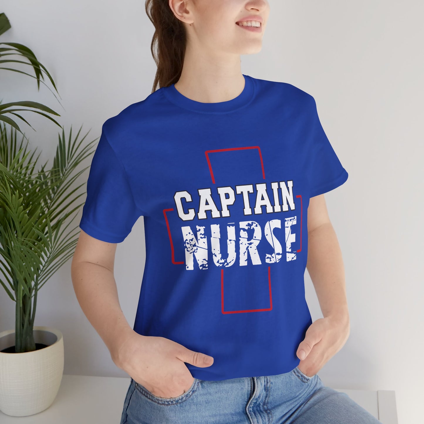 Captain Nurse - Unisex Jersey Short Sleeve Tee - 13262