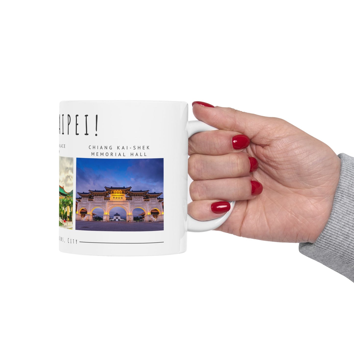 Hello, Taipei! Ceramic Travel Mug - 11oz & 15oz - 12179