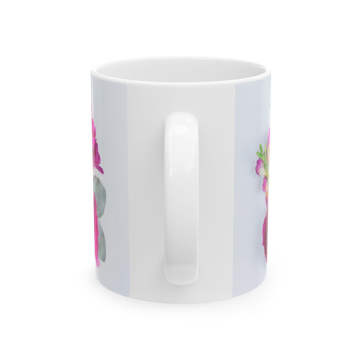 Happy Mother's Day Floral Ceramic Mug - Perfect Gift for Moms - 12278