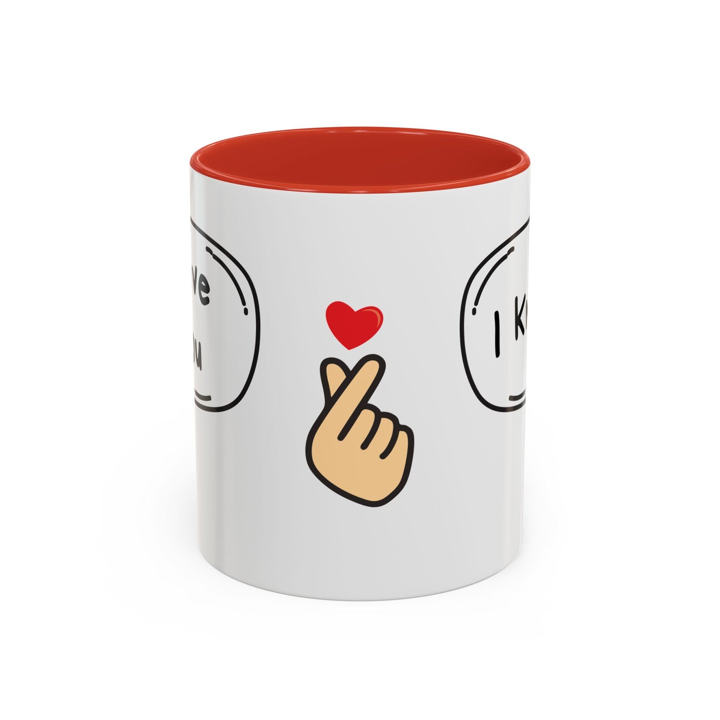 I Love You, I Know - Accent Coffee Mug (11, 15oz)