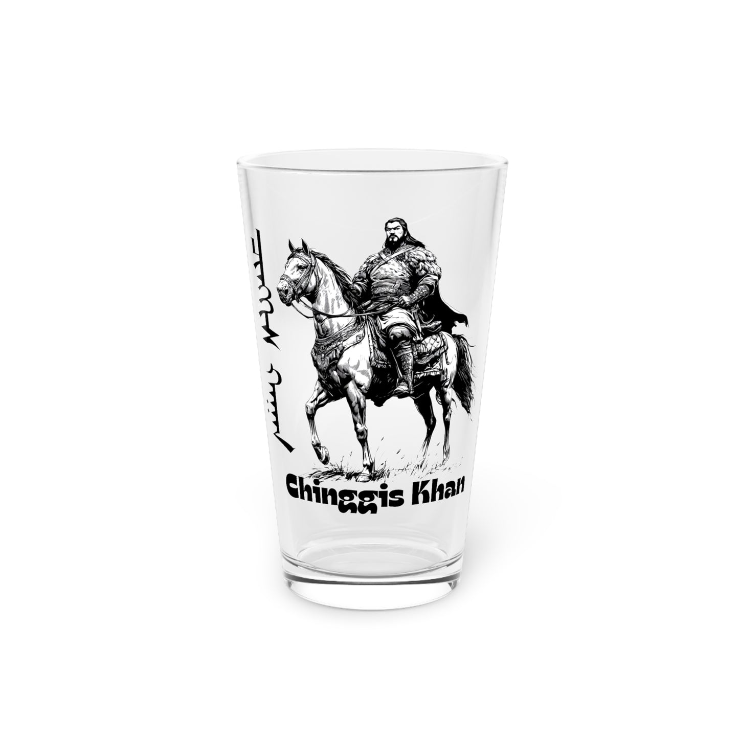 Mongolia: Chinggiss Khan - Pint Glass, 16oz