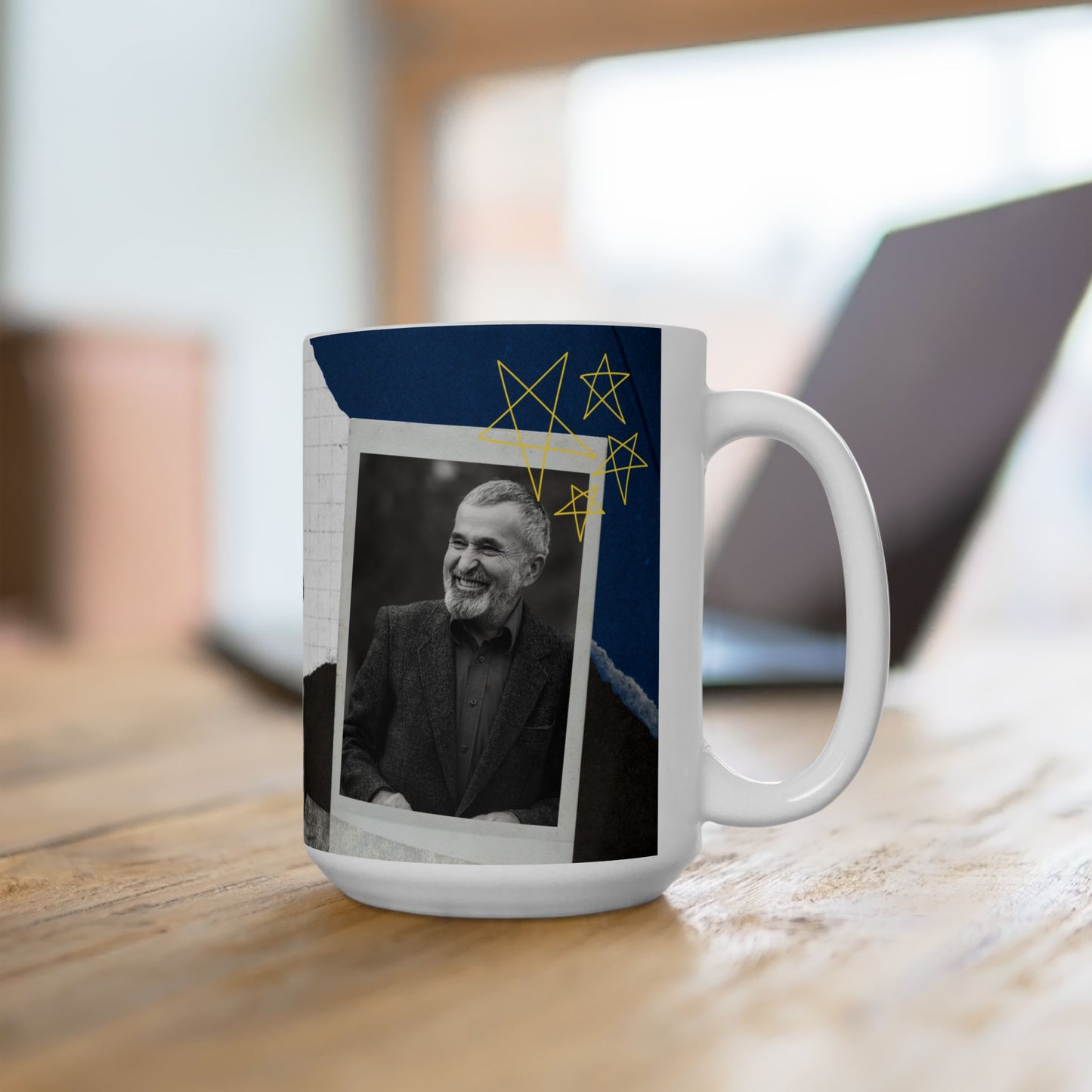 Personalized Father's Day Mug, Custom Ceramic Gifts for Grandpa, Unique Coffee Cup - 14064