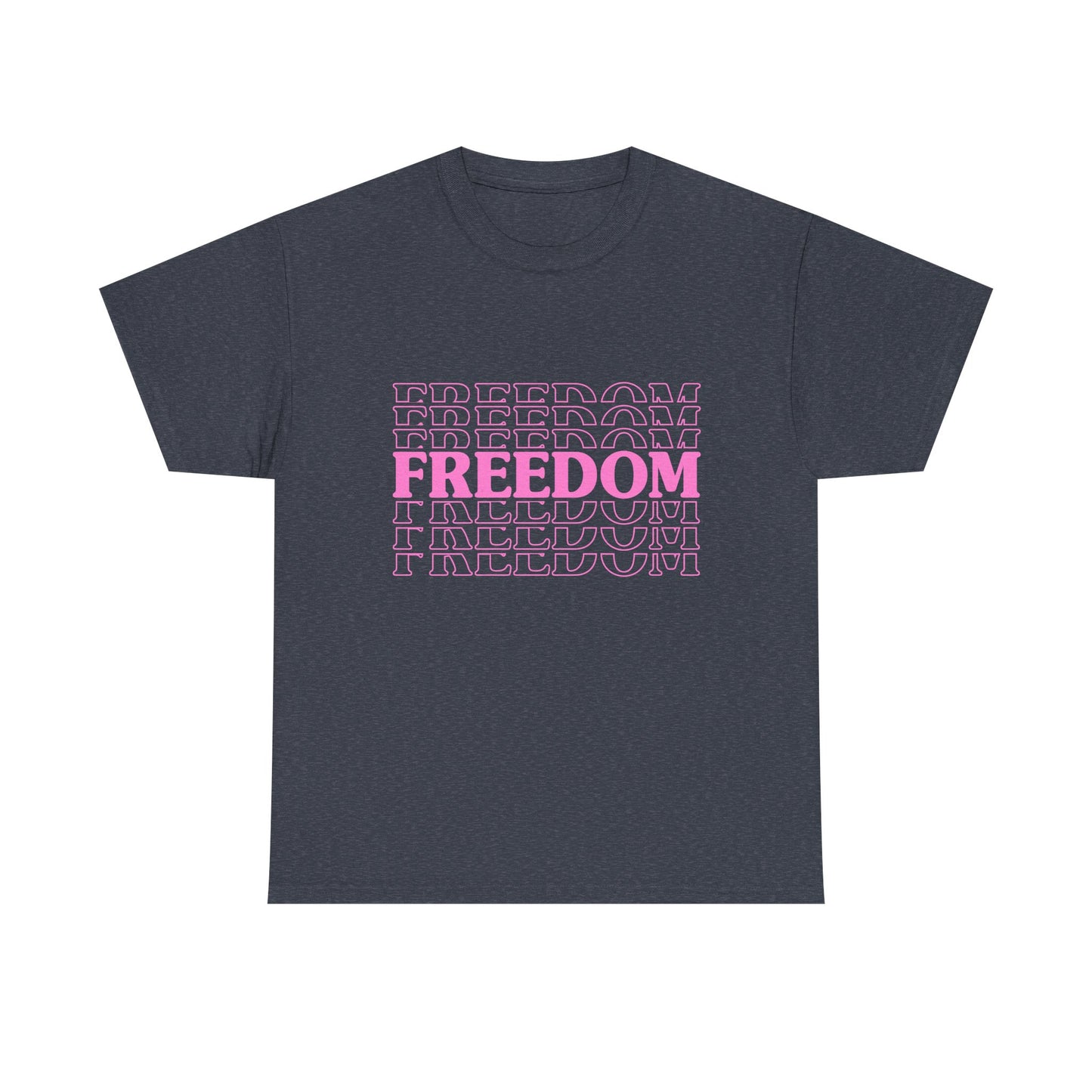 Bold Freedom Graphic Tee, Unisex Heavy Cotton Shirt, Casual Wear, Gift for Freedom Lovers, Statement T-Shirt, Everyday Essentials - 13518