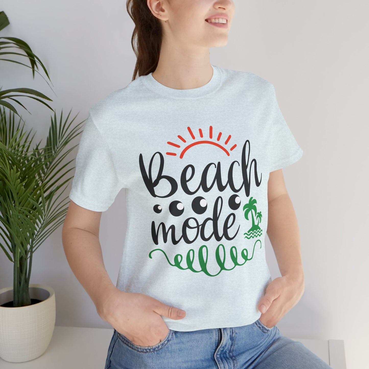 Summer: Beach Mode - Unisex Jersey Short Sleeve Tee - 13238