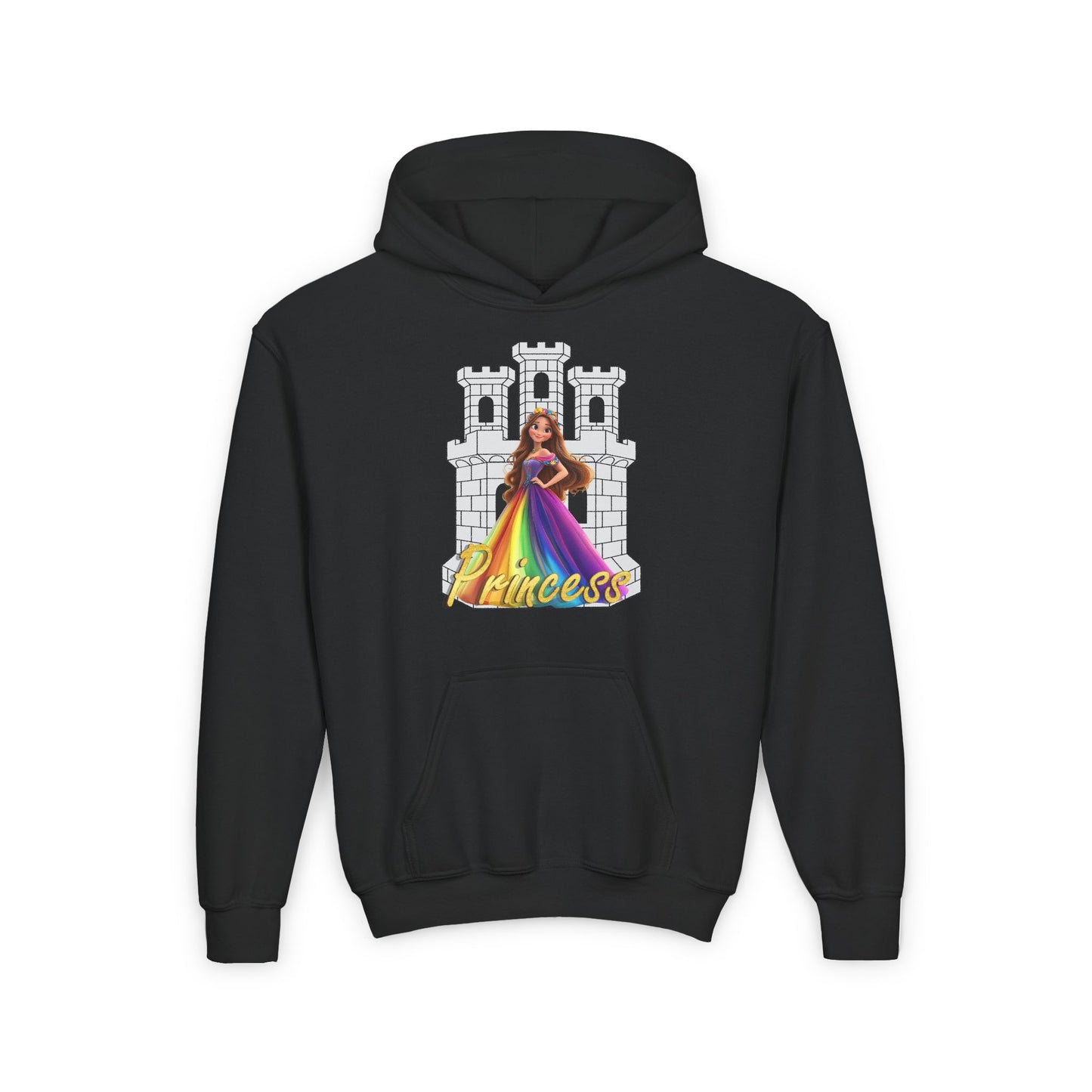 Every Girl Is a Princess - Youth Heavy Blend Hooded Sweatshirt - 11155