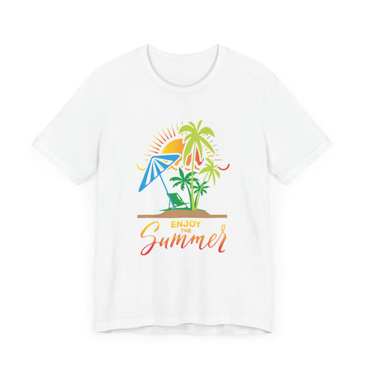 Enjoy The Summer - Unisex Jersey Short Sleeve Tee - 13084