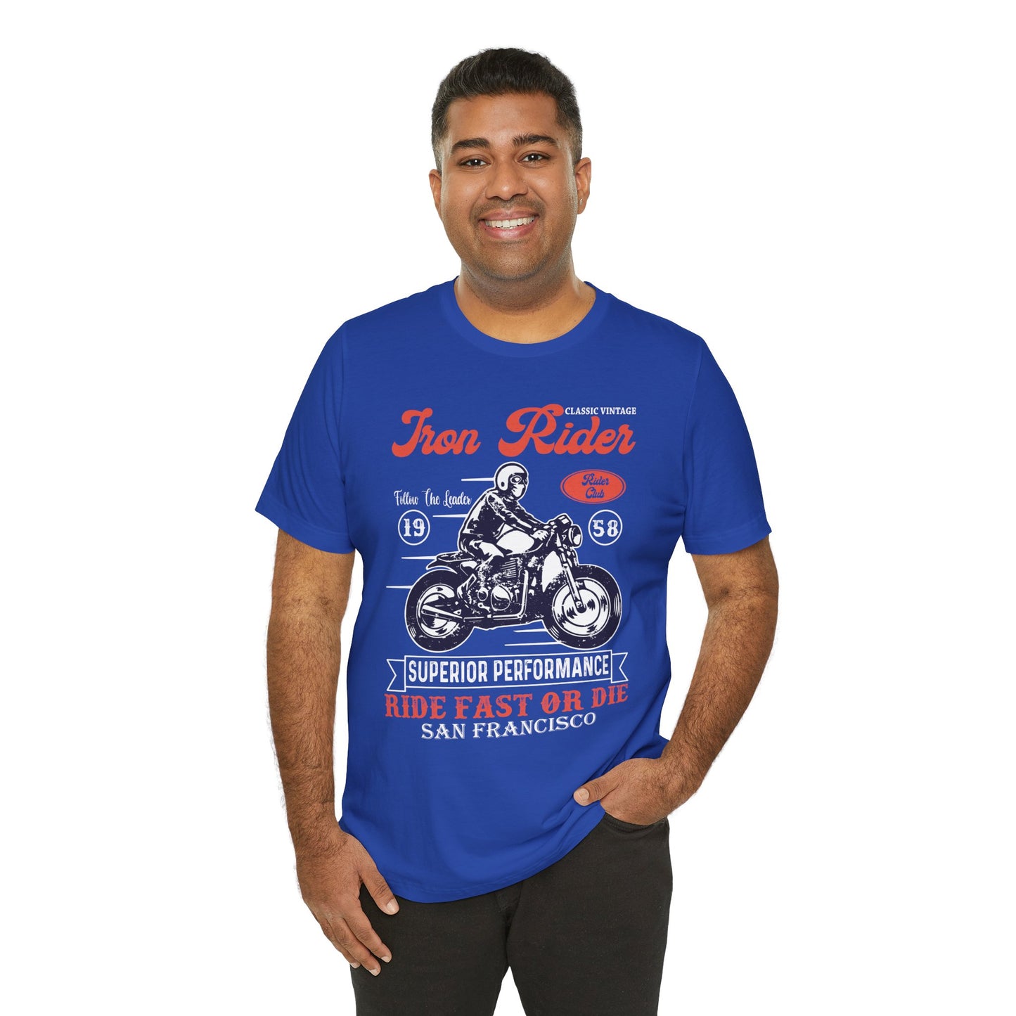 Iron Rider, Superior Performance - Unisex Jersey Short Sleeve Tee