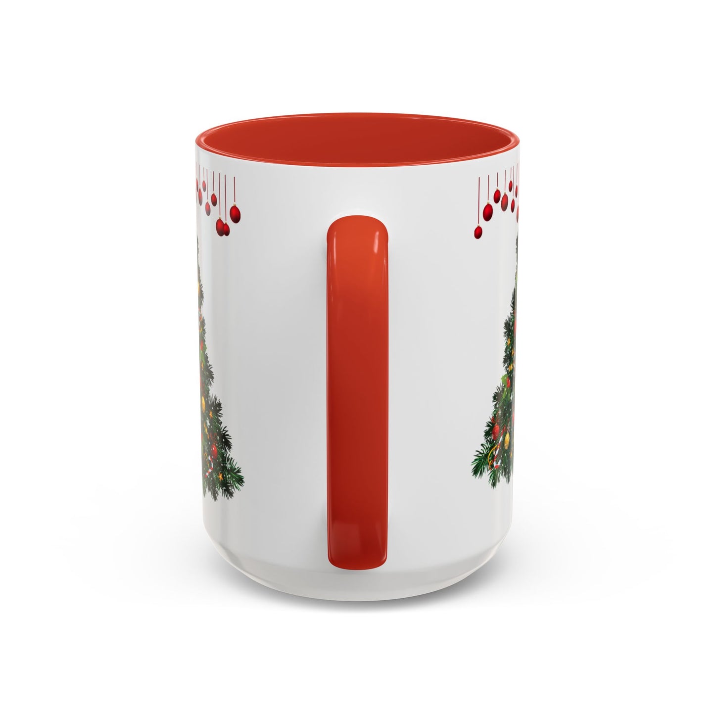 Merry Christmas - Accent Coffee Mug (11, 15oz)