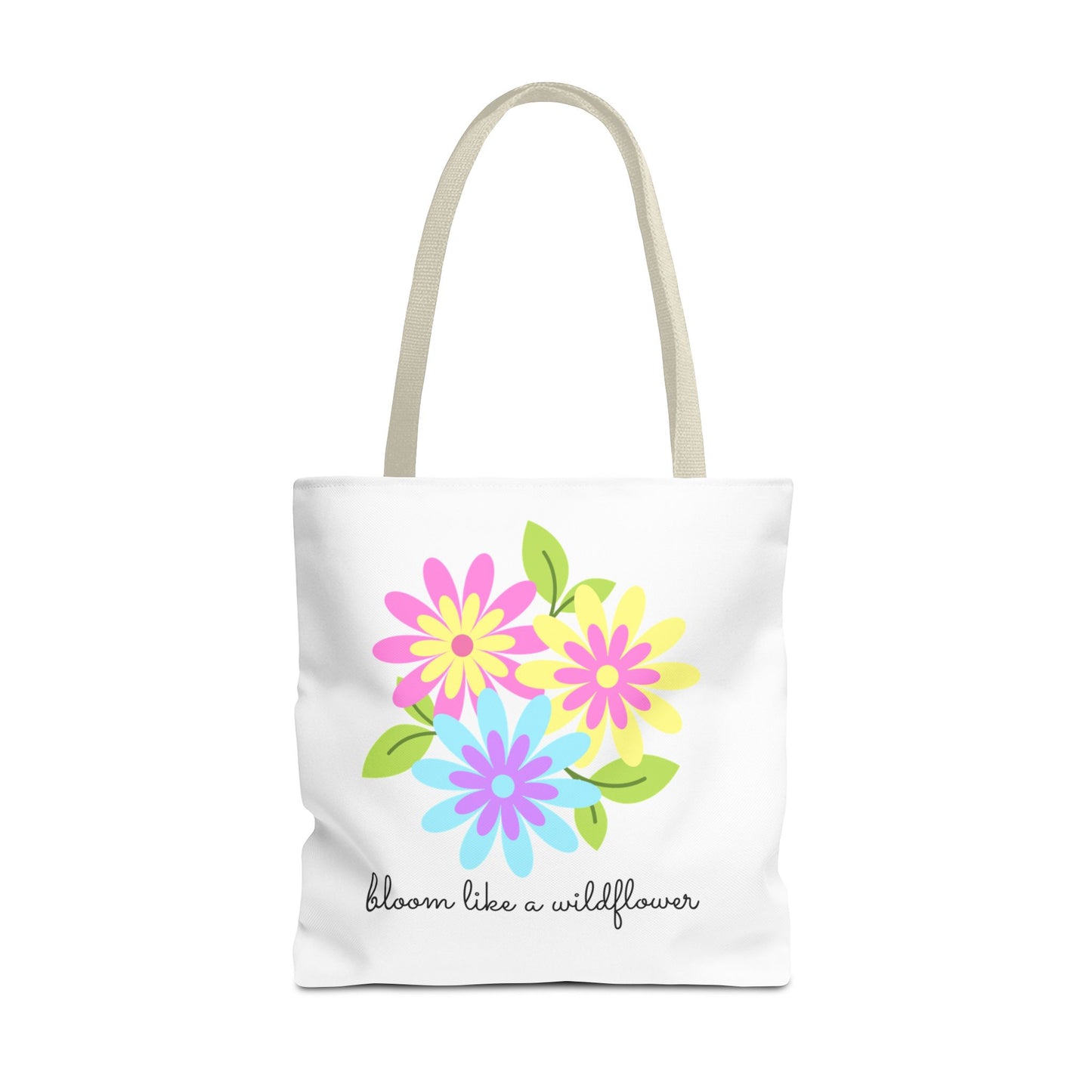 Bloom Like A Wildflower - Tote Bag - 10196