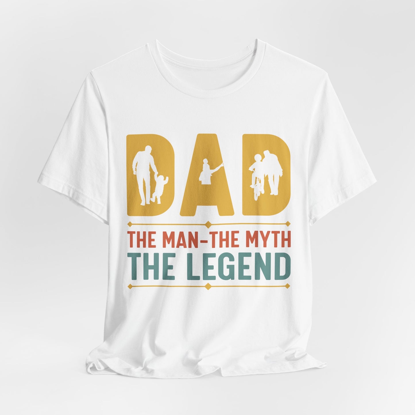 Dad, The Man, The Myth, The Legend - Unisex Jersey Short Sleeve Tee - 13728
