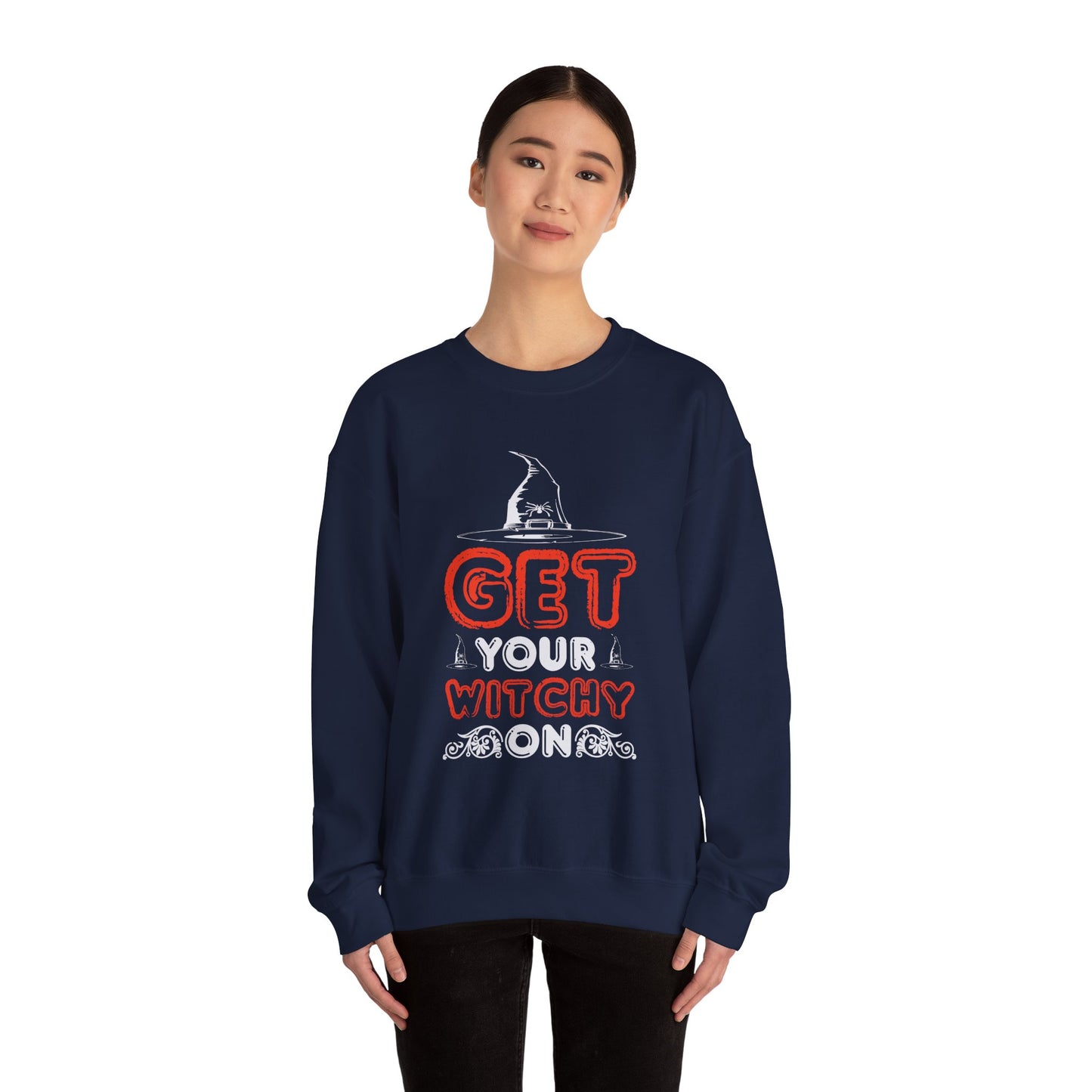 Get Your Witchy On - Unisex Heavy Blend™ Crewneck Sweatshirt