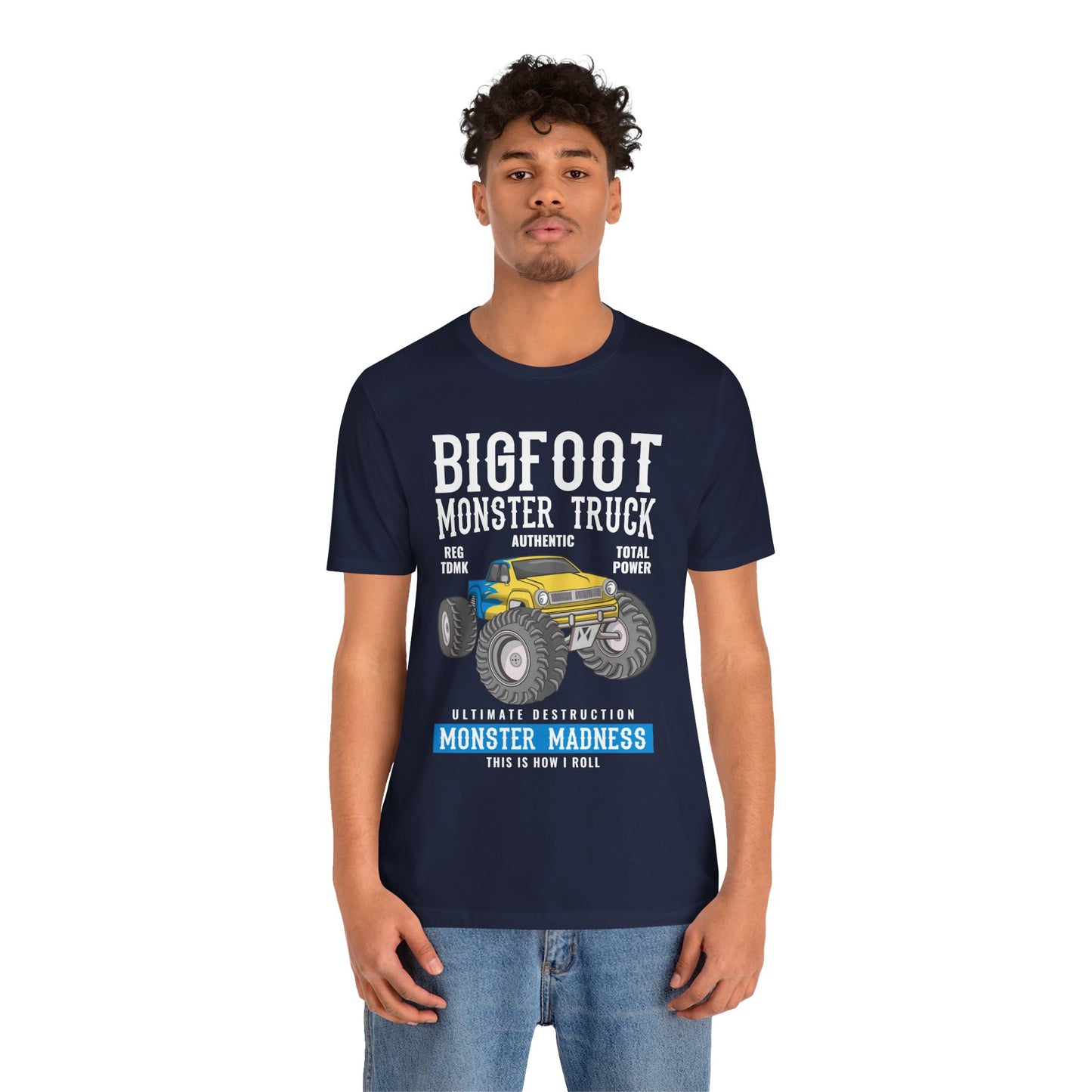 Bigfoot Monster Truck - Unisex Jersey Short Sleeve Tee - 12955