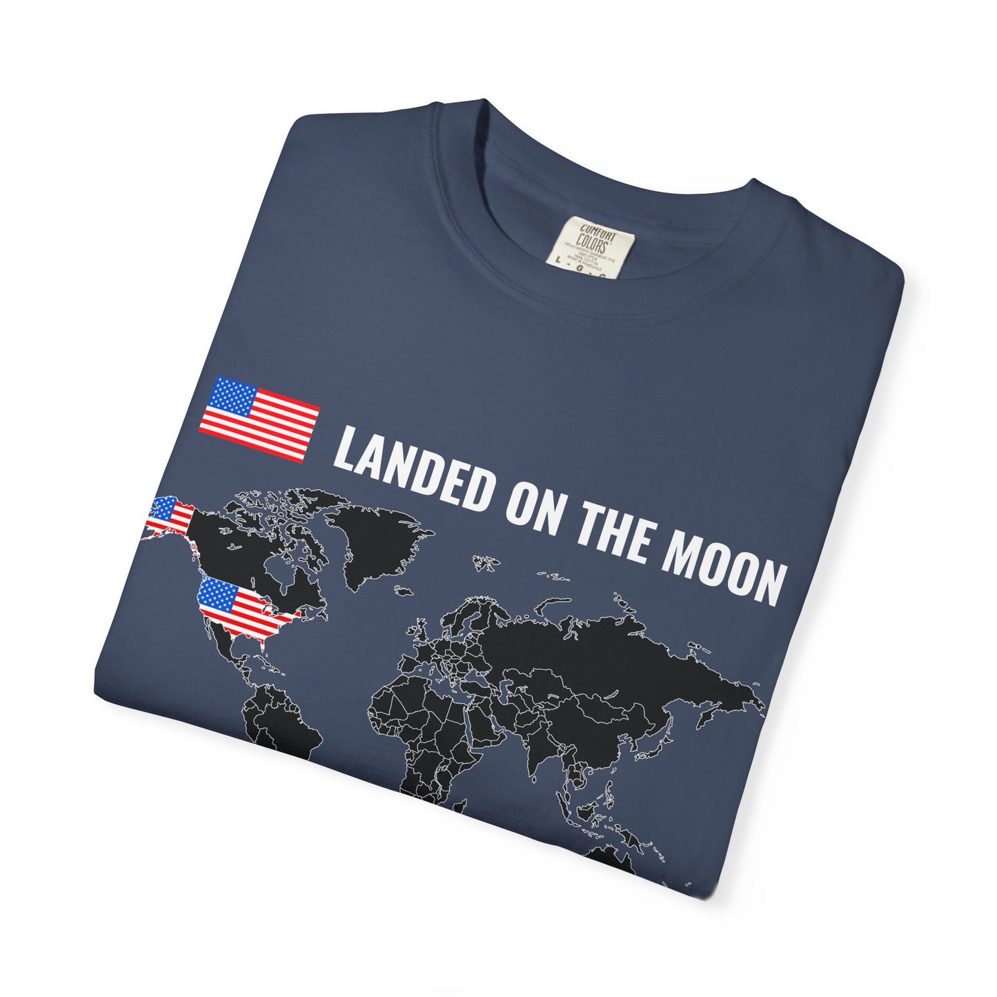 USA, Moon Landing Unisex T-Shirt | Vintage Space Vibe, July 4th - 13735