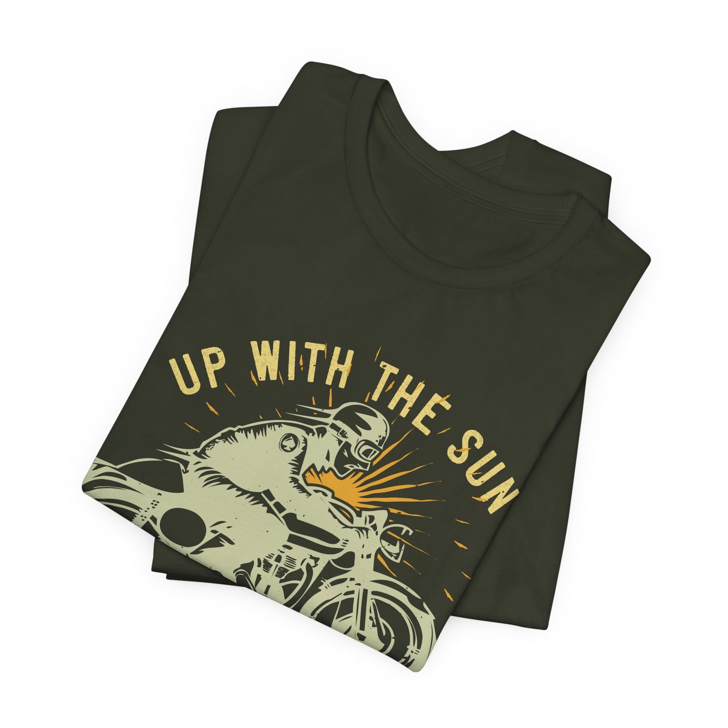 Up with the Sun, Gone with the Wind - Unisex Jersey Short Sleeve Tee - 13958