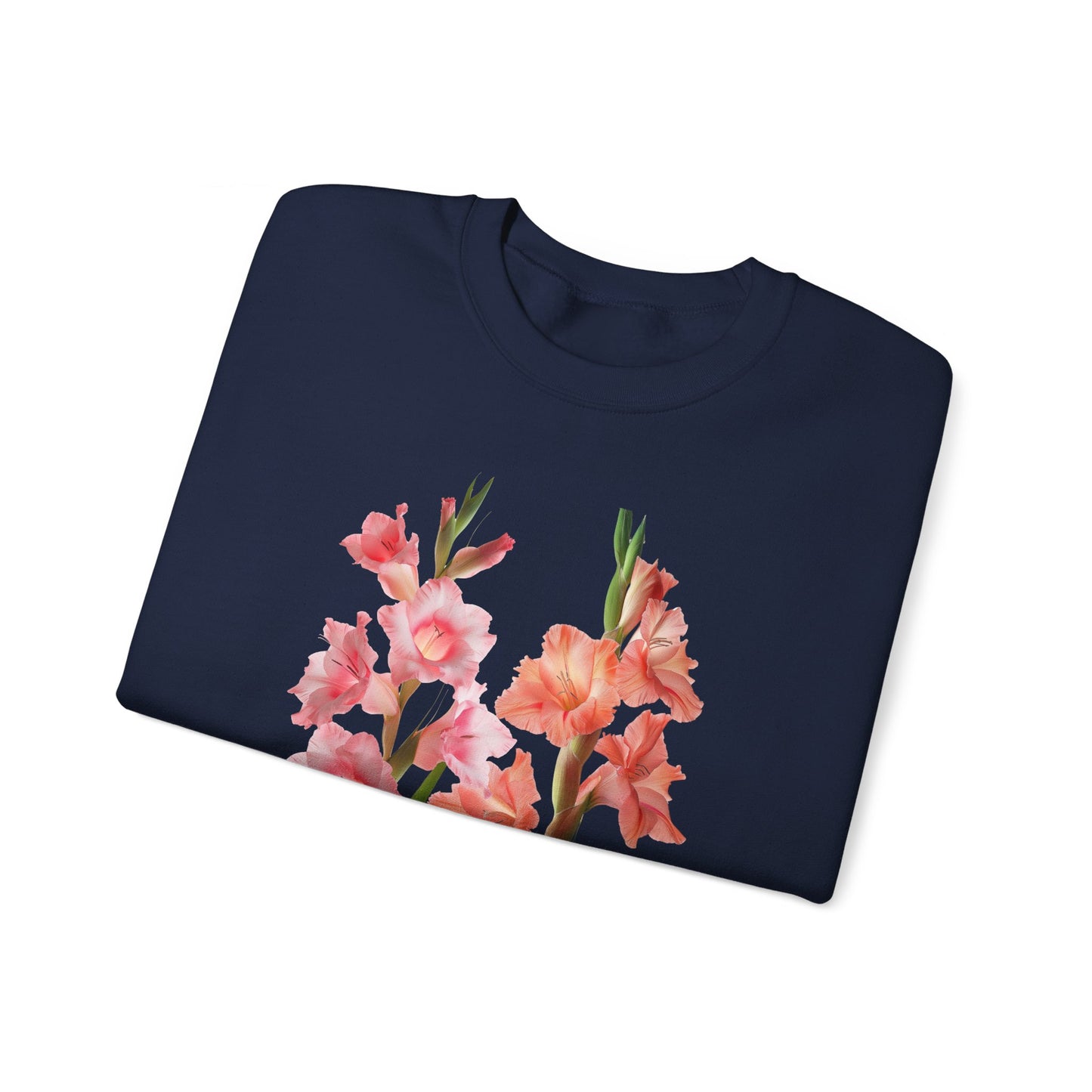 Happy birthday August, Gladiolus - Unisex Heavy Blend™ Crewneck Sweatshirt