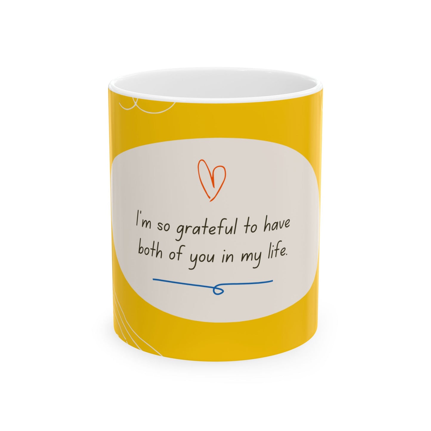 Granfa, Dad, I'm Grateful to have both of you, Ceramic Mug - Perfect Gift for Father's Day - 14054