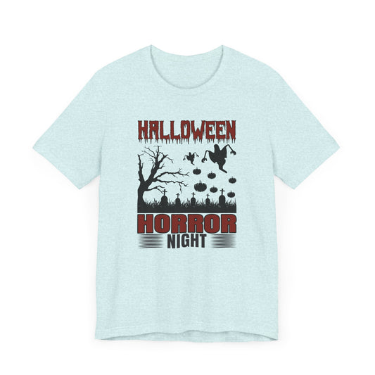 Halloween, Horror Night - Unisex Jersey Short Sleeve Tee