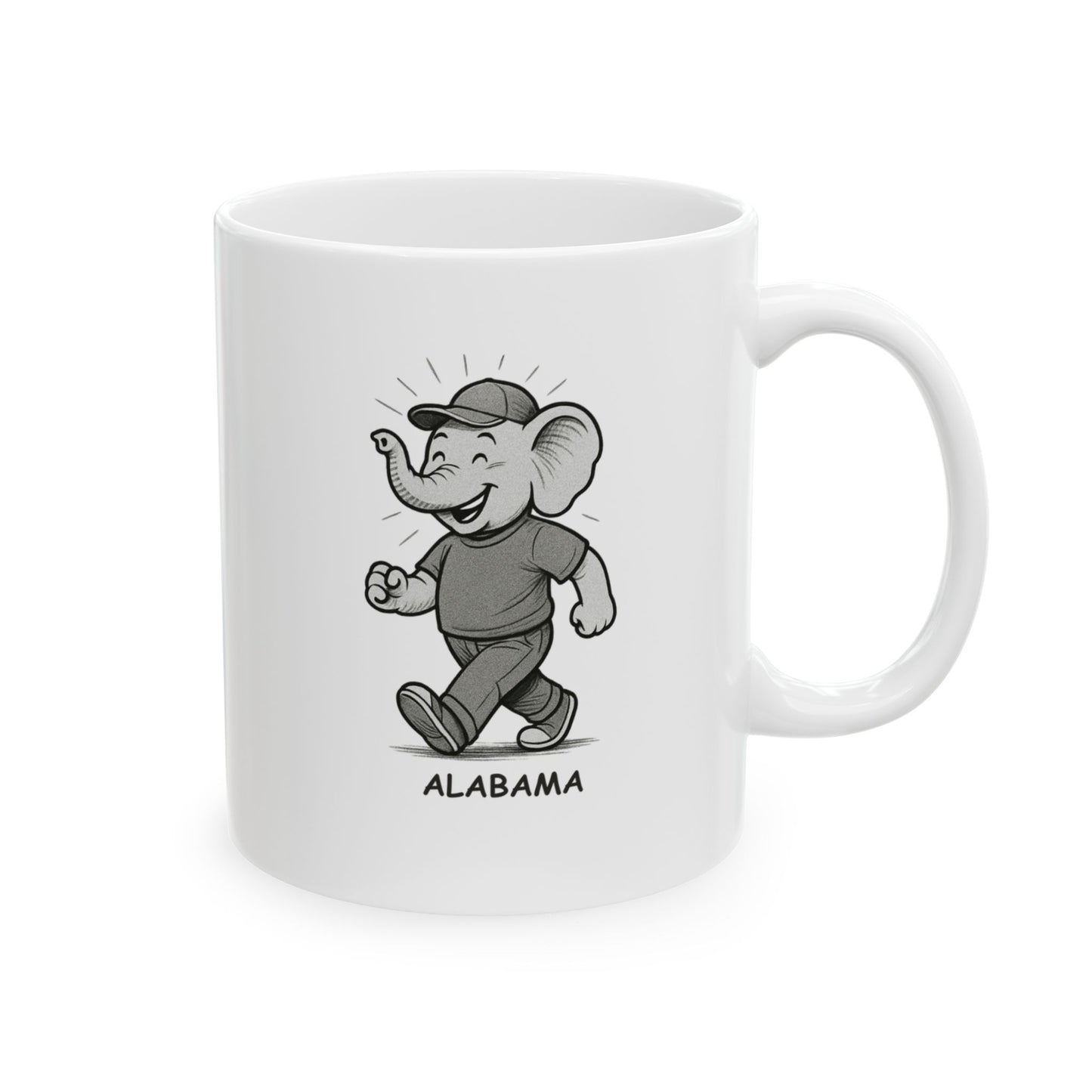 "Roll Tide? More like roll through life with a smile." Ceramic Mug - (11oz, 15oz) - 12800
