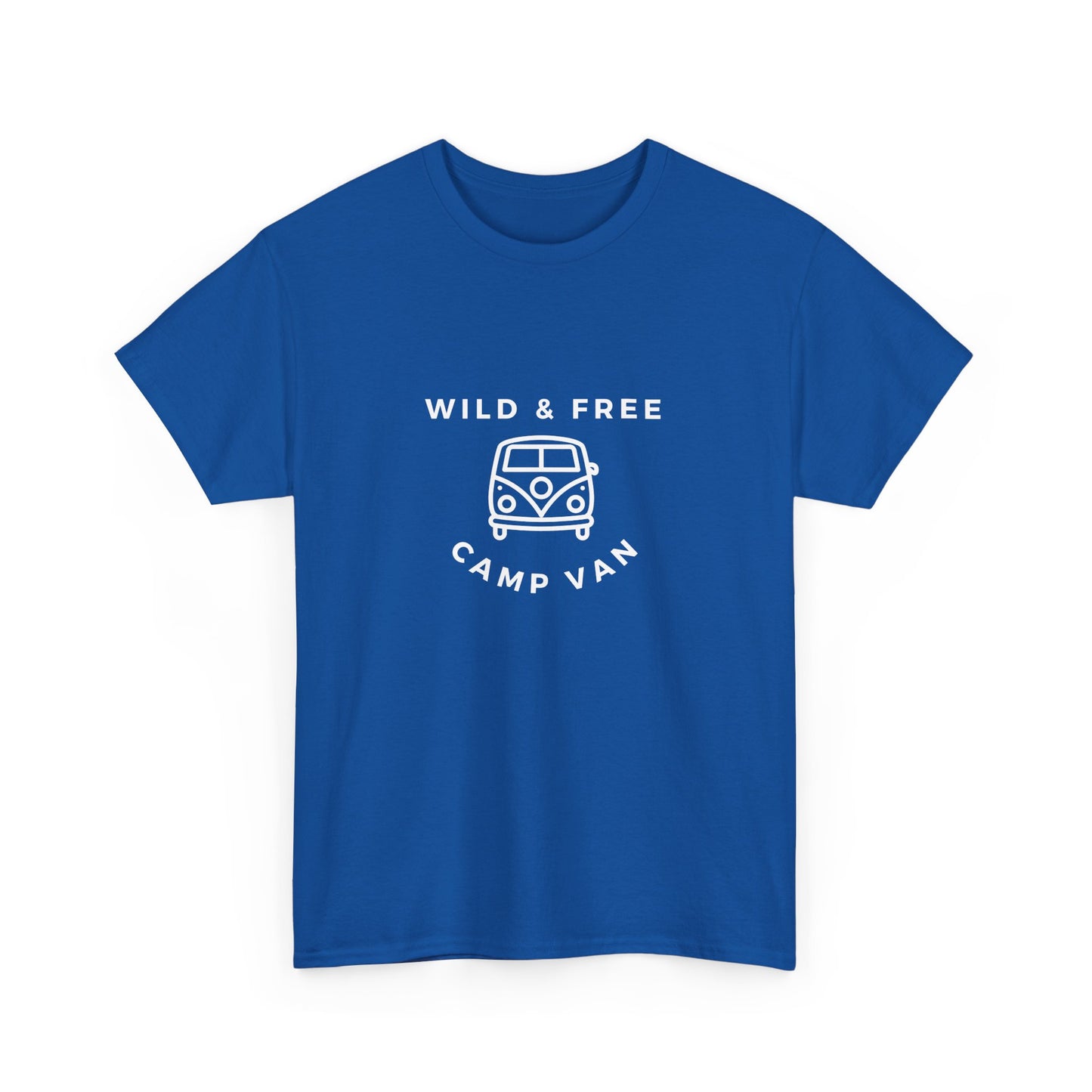 Wild & Free, Camp Van - Unisex Heavy Cotton Tee - 10567