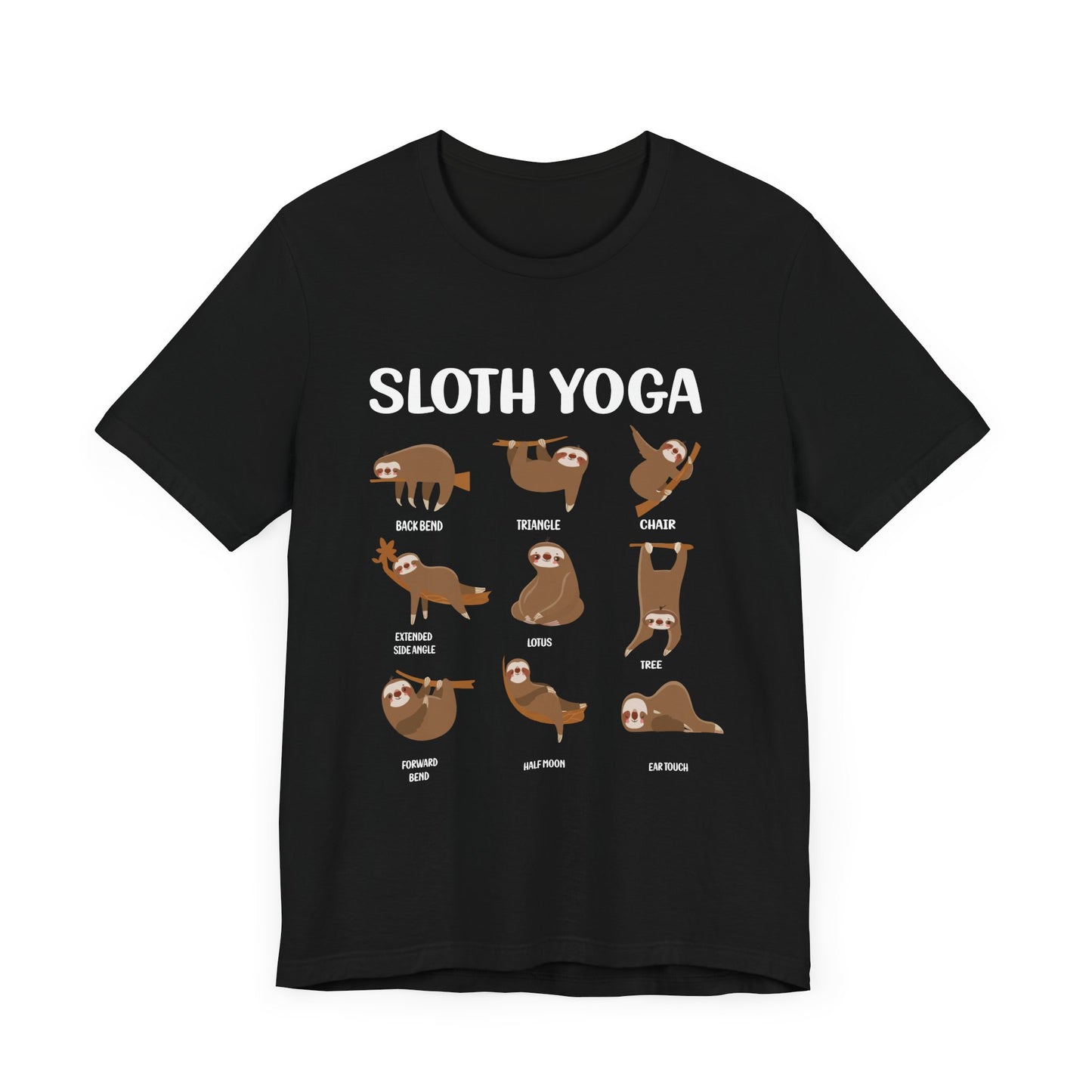 Sloth Yoga - Unisex Jersey Short Sleeve Tee - 12534