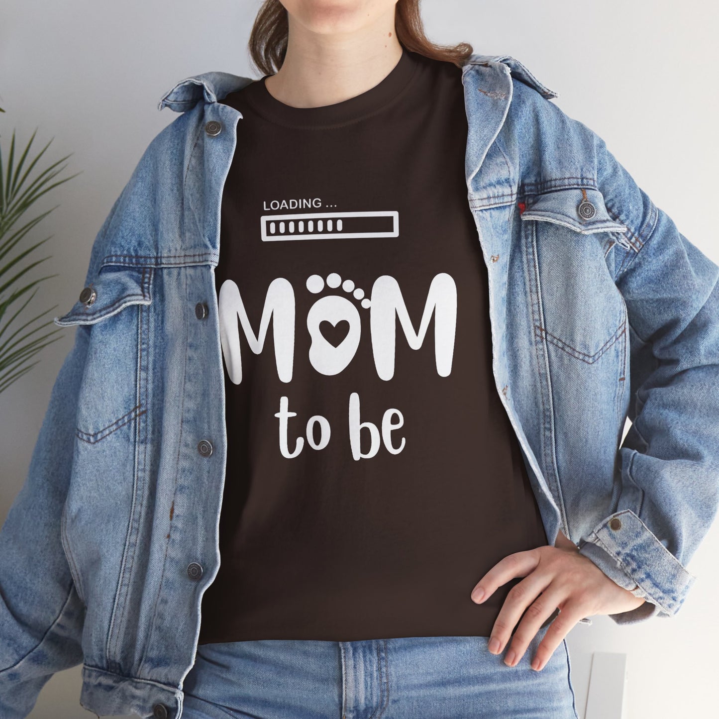 Mom to Be Shirt – Pregnancy Announcement Gift Tee with Loading Bar - 14879