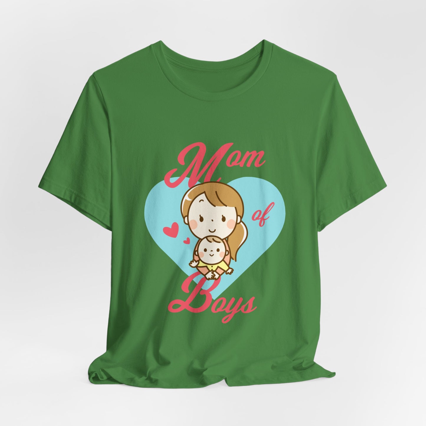 Mom Of Boys - Unisex Jersey Short Sleeve Tee