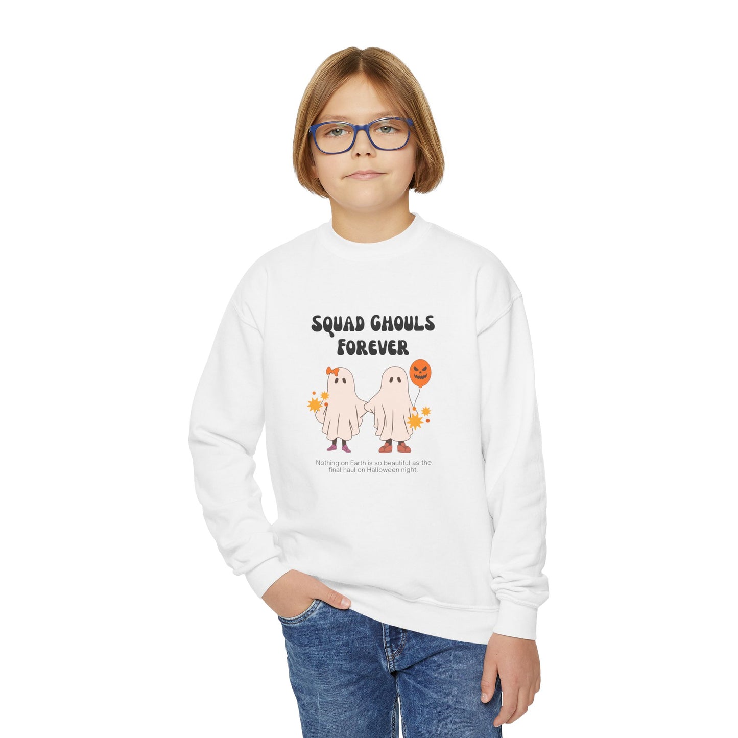 Squad Ghouls Forever - Youth Crewneck Sweatshirt