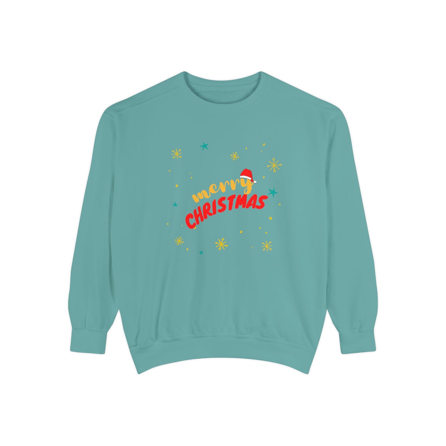 Merry Christmas - Unisex Garment-Dyed Sweatshirt