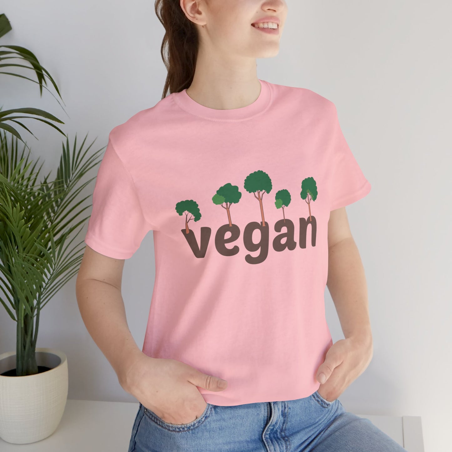 Vegan - Unisex Jersey Short Sleeve Tee