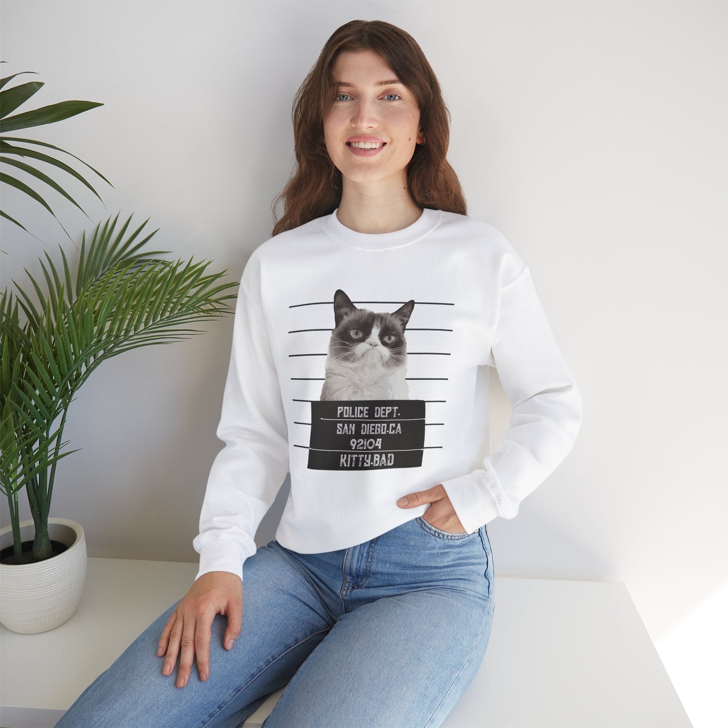 Kitty Bad - Unisex Heavy Blend™ Crewneck Sweatshirt