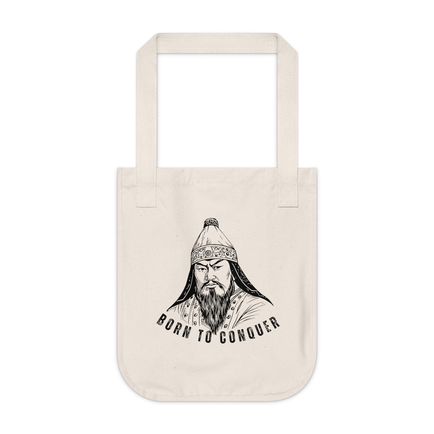 Born to Conquer Mongolia - Organic Canvas Tote Bag