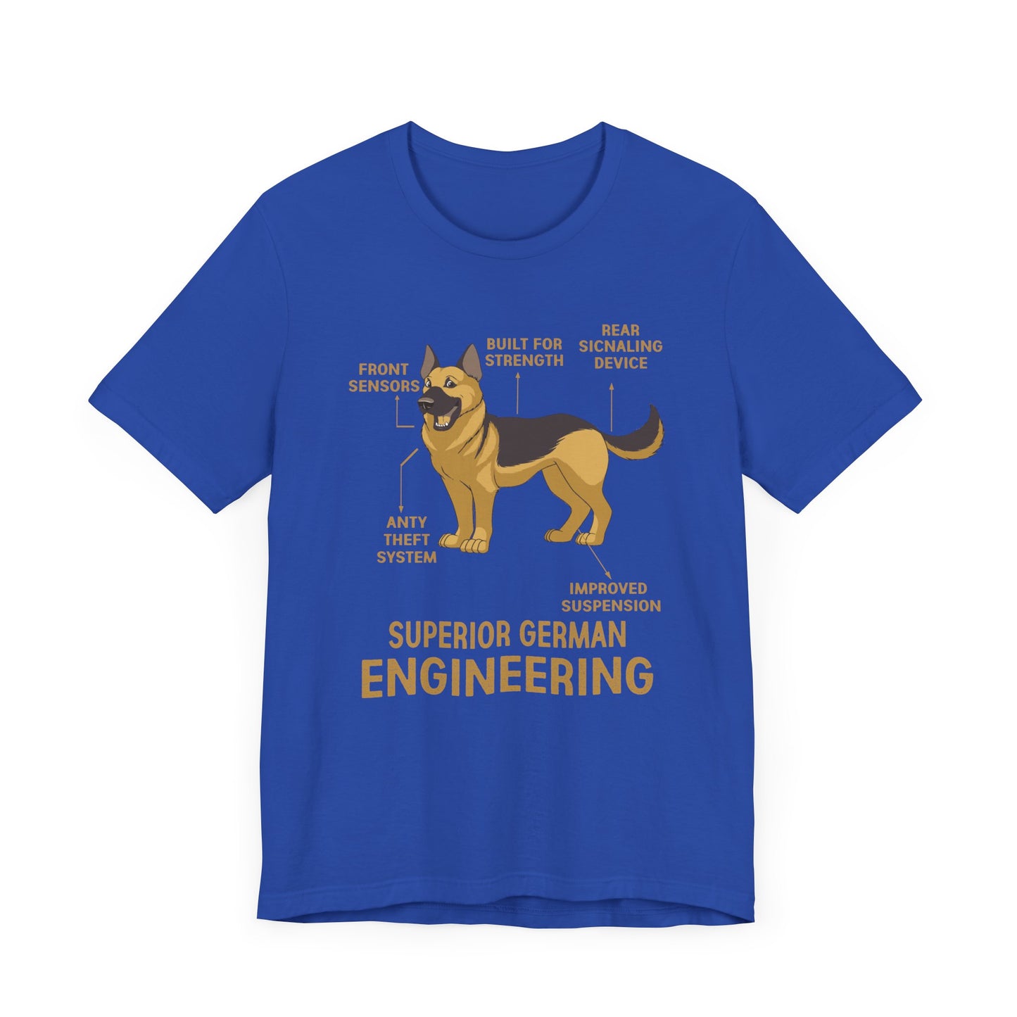 Engineer: Superior German Engineering - Unisex Jersey Short Sleeve Tee