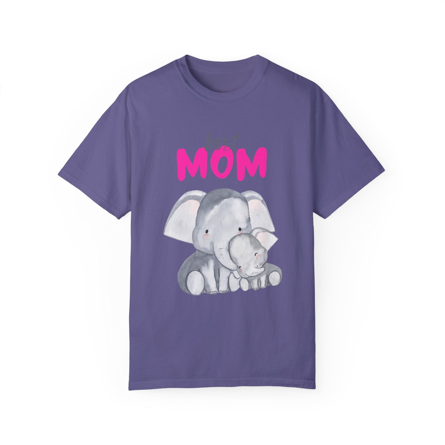 Best Mom Elephant Graphic T-Shirt for Mother's Day - 11820