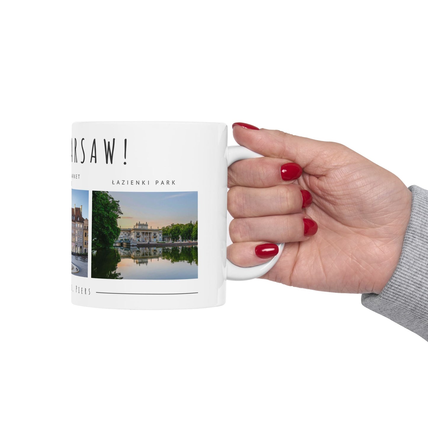 Hello Warsaw! Travel Ceramic Mug - 11oz & 15oz - 12092
