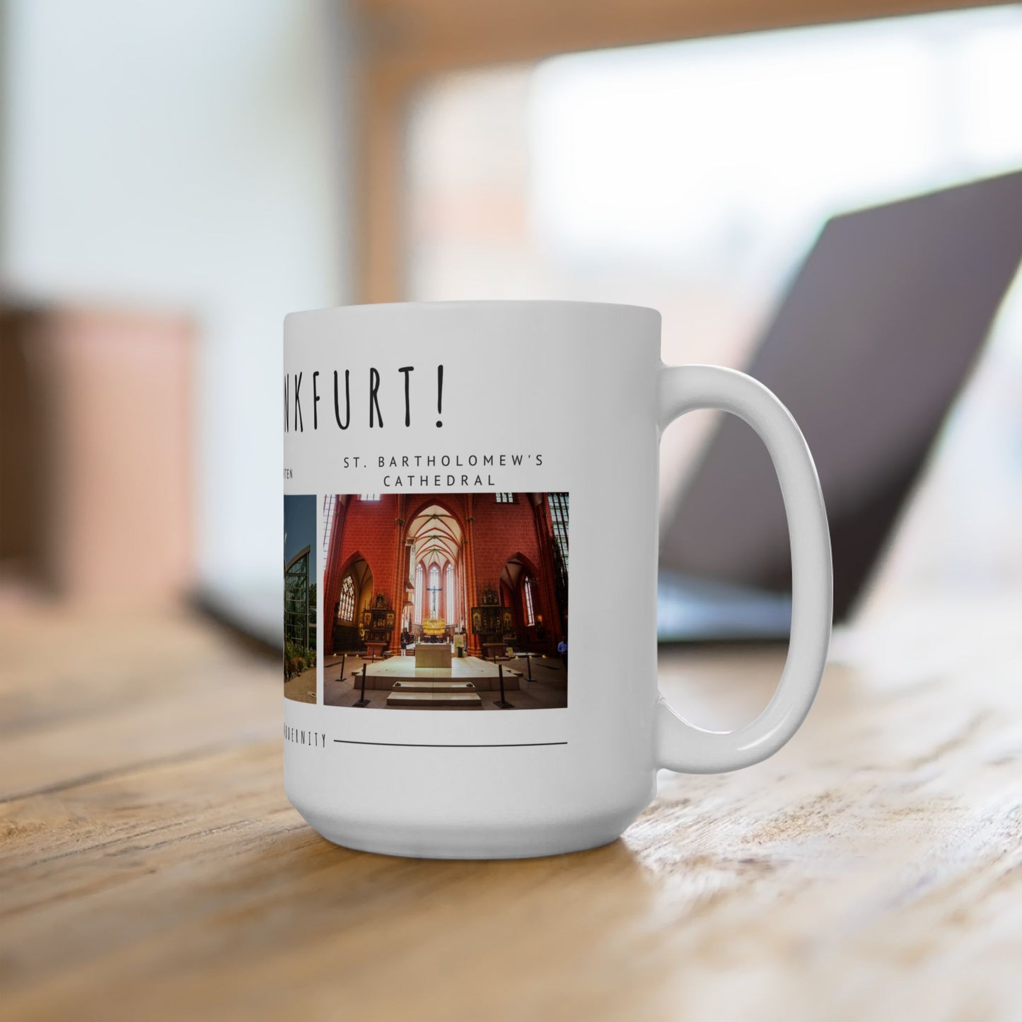 Hello, Frankfurt! Ceramic Mug - 11oz/15oz - Perfect Gift for Travel Lovers - 12172