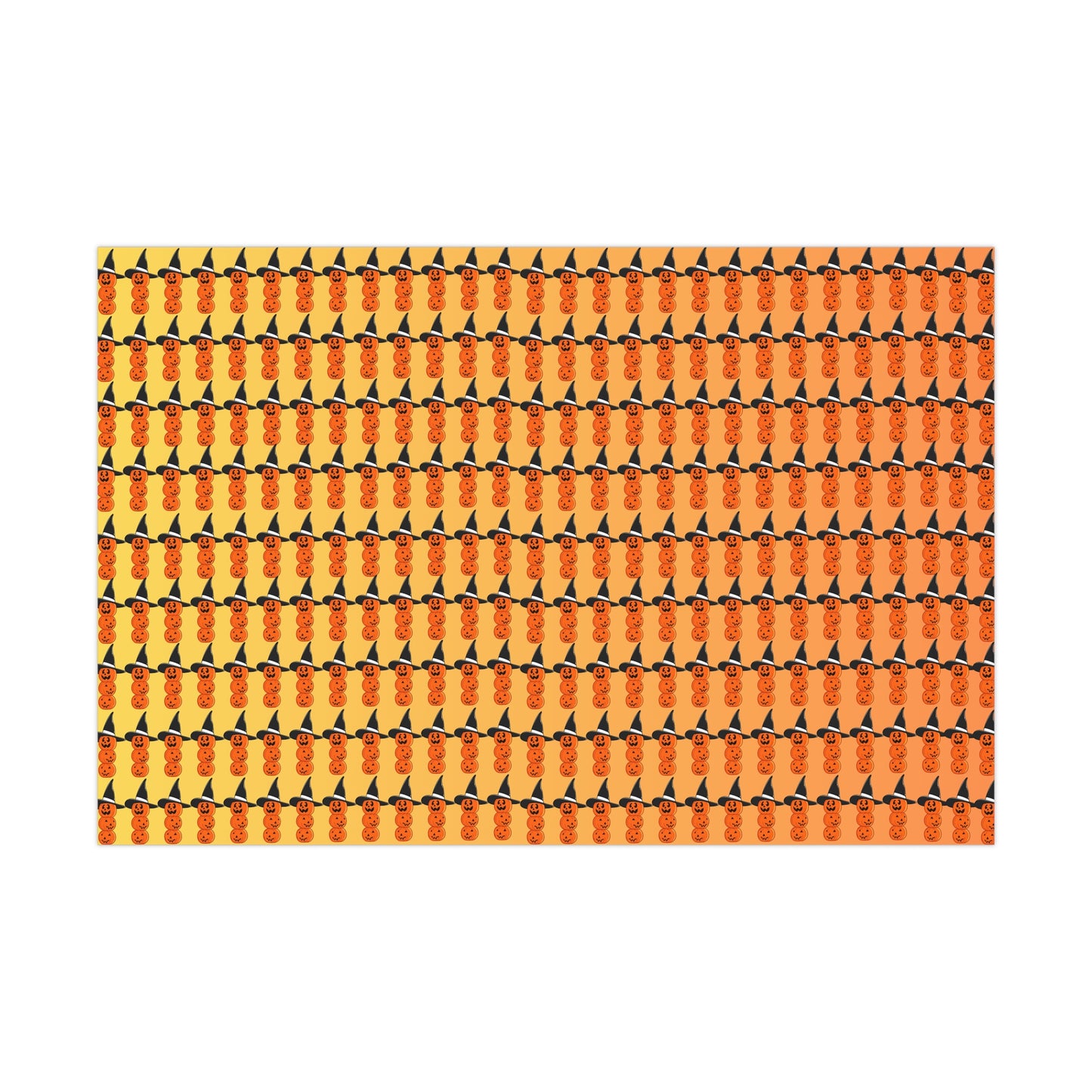 Pumpkin with Hat - Gift Wrap Papers - 13766