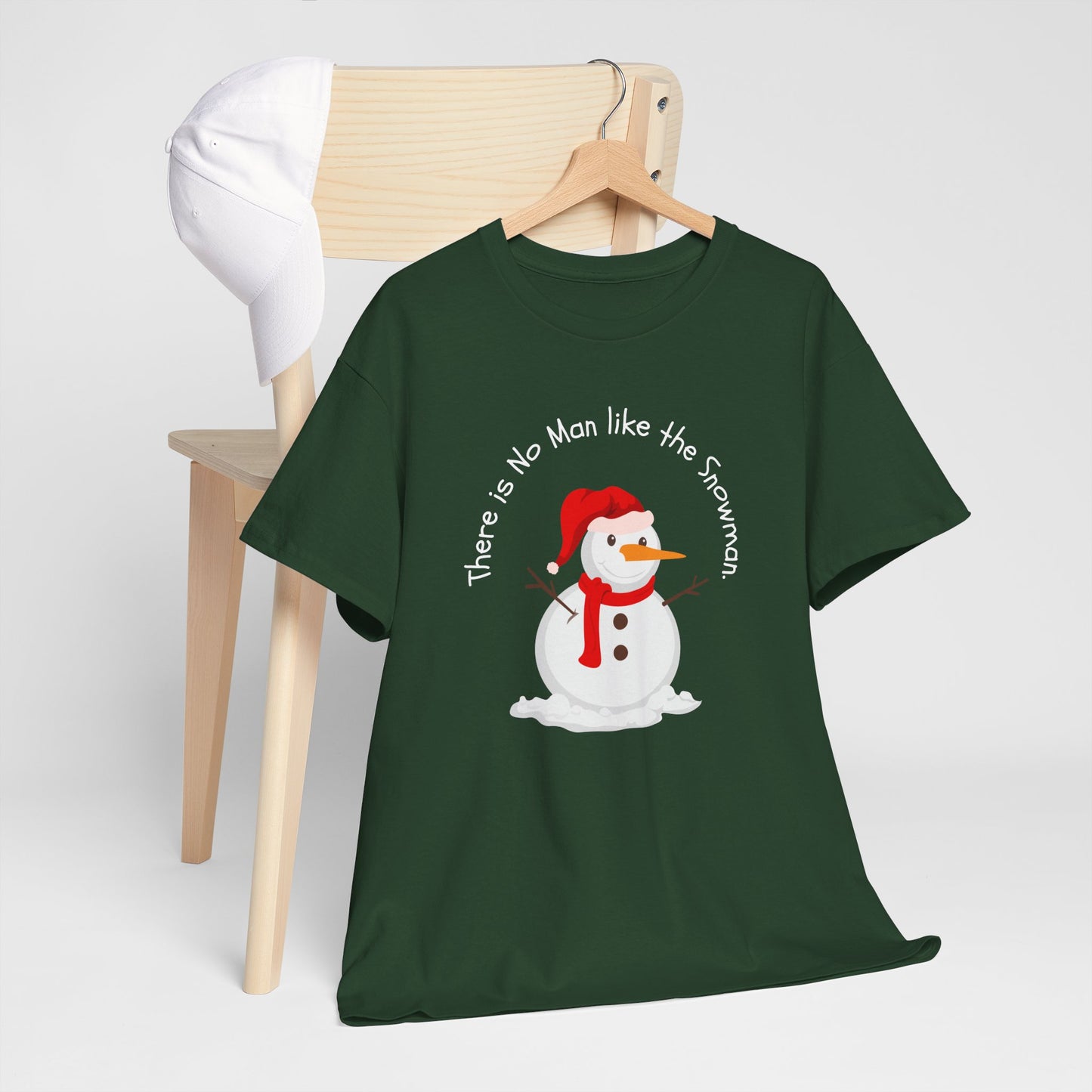 There is No Man Like the Snowman - Unisex Heavy Cotton Tee